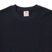 FRUIT OF THE LOOM THERMAL CREW NECK NAVY｜ONLINE BOUTIQUE（オンラインブティック）