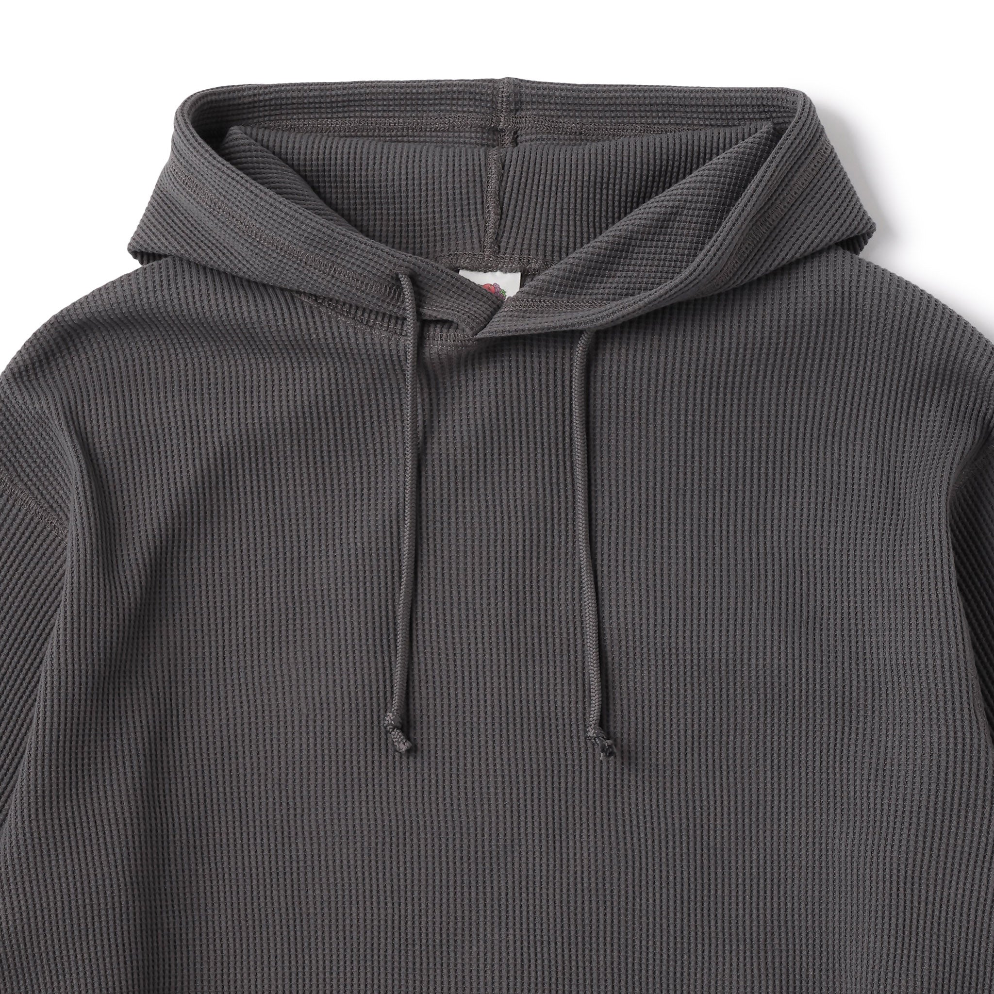 FRUIT OF THE LOOM THERMAL HOODIE CHARCOAL｜ONLINE BOUTIQUE（オンラインブティック）