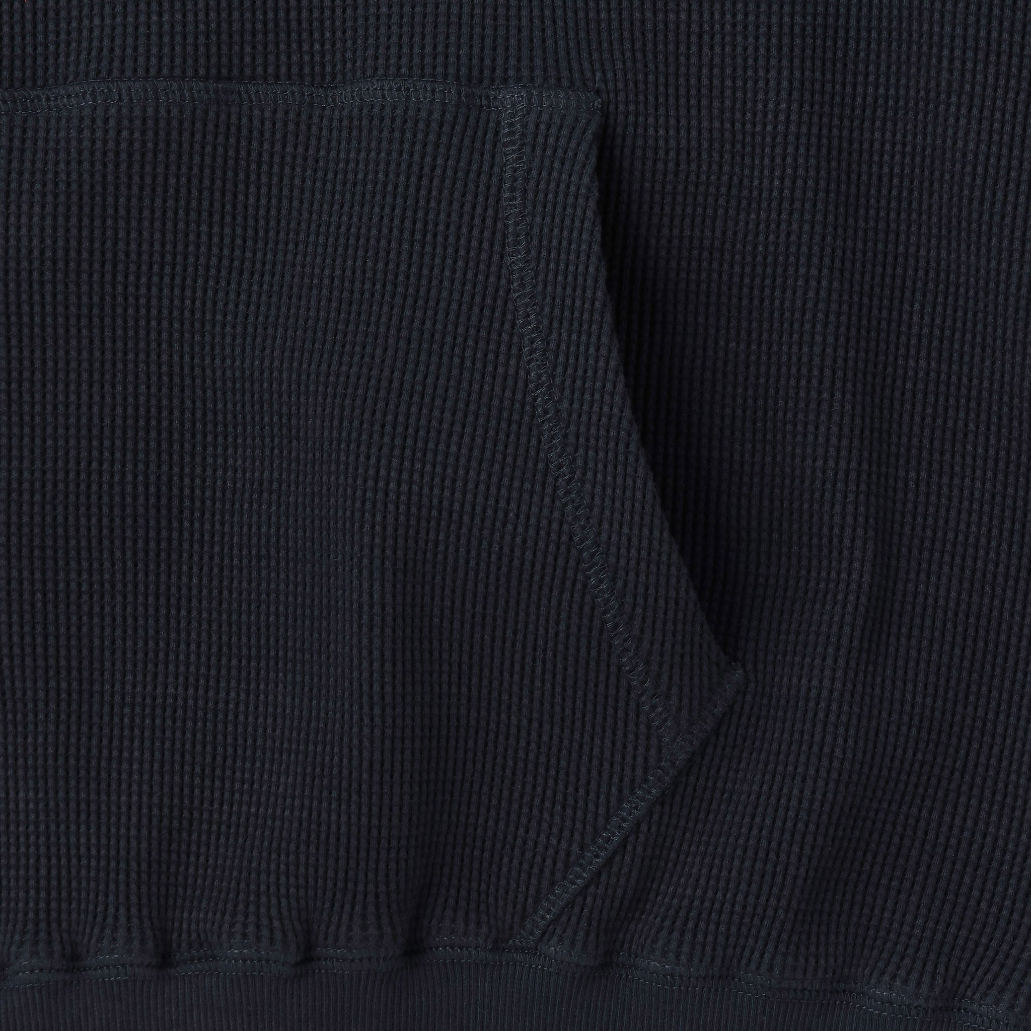 FRUIT OF THE LOOM THERMAL HOODIE NAVY