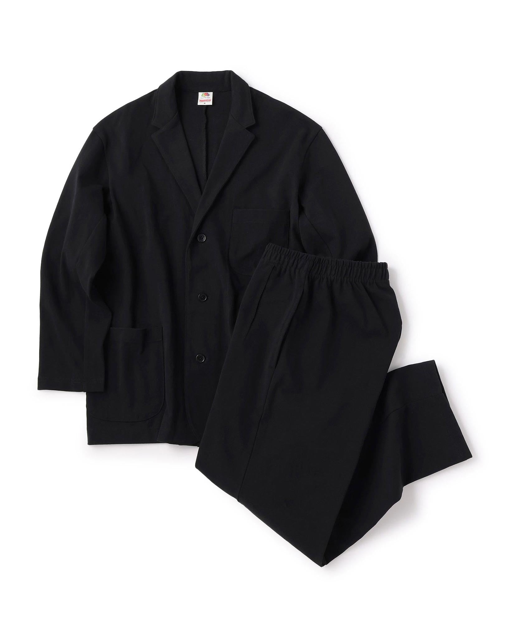 FRUIT OF THE LOOM ATHLETIC FORMAL SINGLE SUIT BLACK｜ONLINE BOUTIQUE（オンラインブティック）