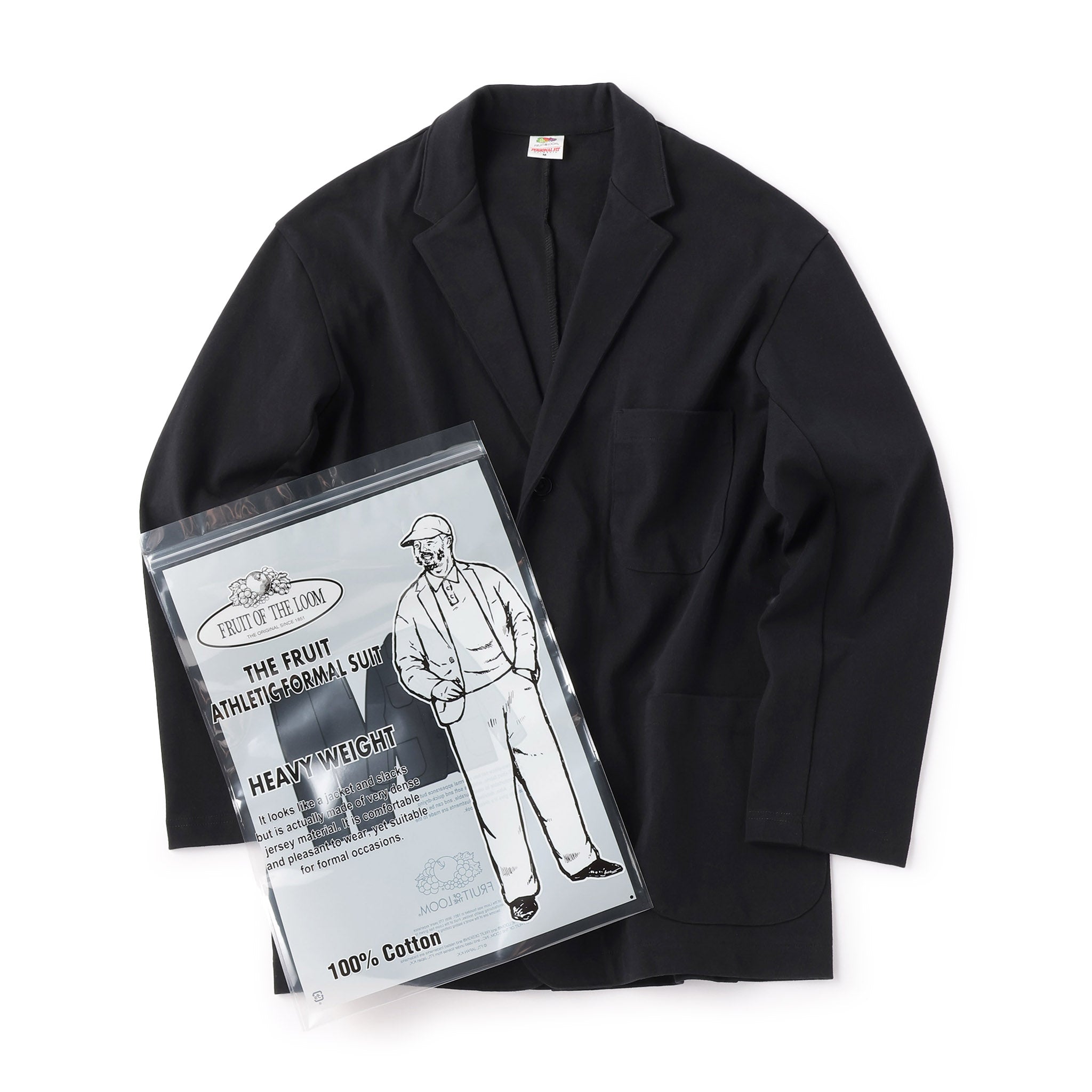 FRUIT OF THE LOOM ATHLETIC SUITS BLACK（フルーツオブザルームアスレチックスーツブラック）｜ONLINE BOUTIQUE（オンラインブティック）