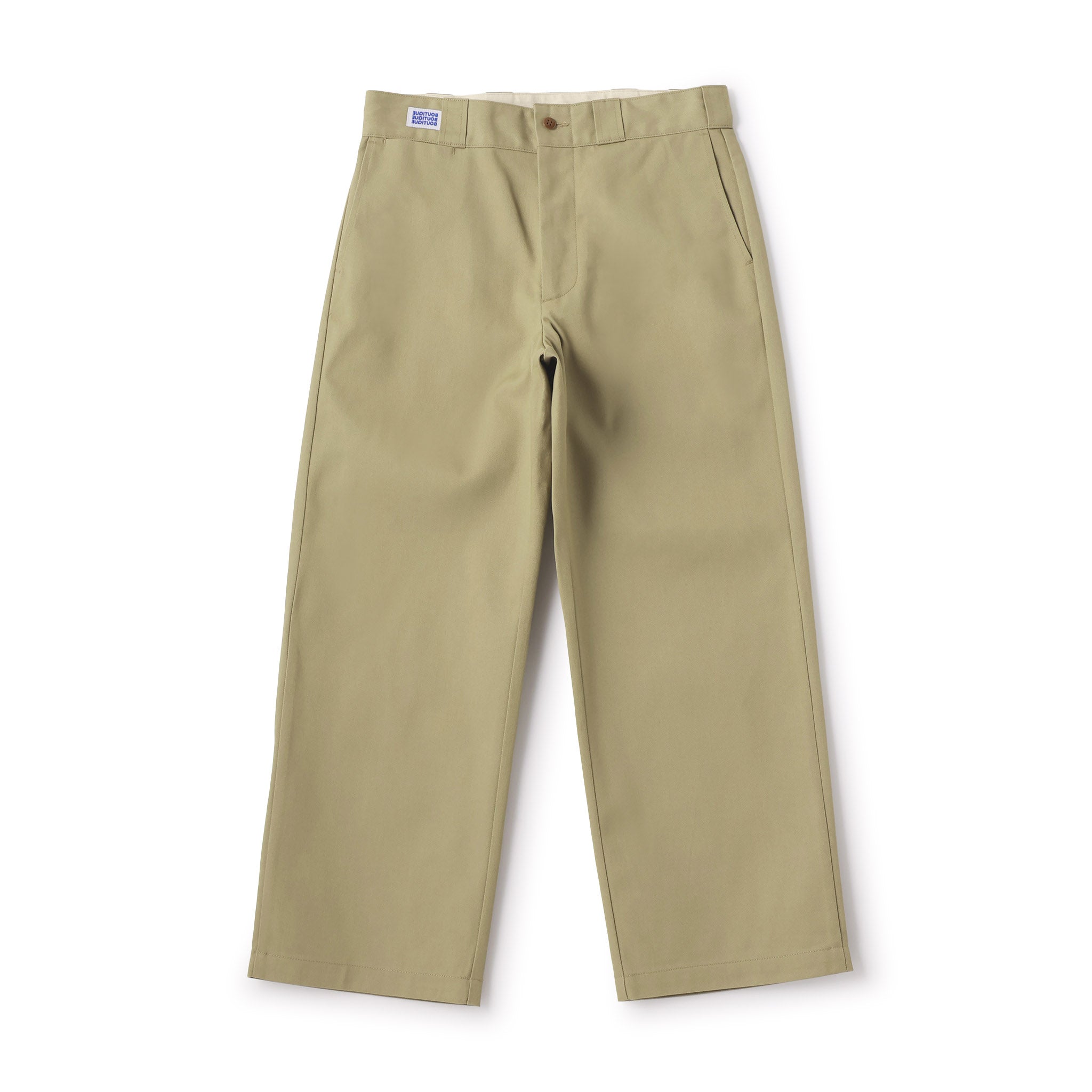 Dickies®︎ × BOUTIQUE 30-25 WORK TROUSERS KHAKI（ディッキーズ×ブティック30-25ワークトラウザーカーキ）｜ONLINE BOUTIQUE（オンラインブティック）