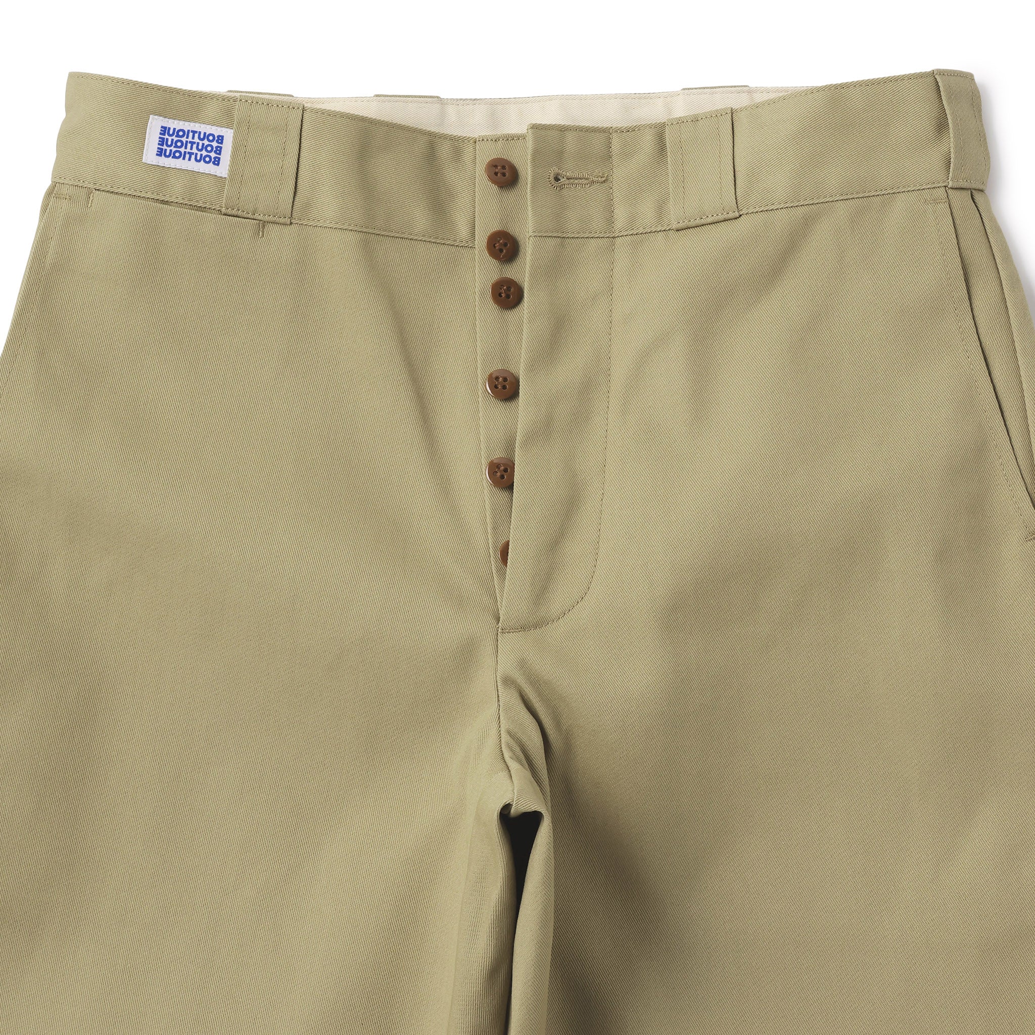 Dickies®︎ × BOUTIQUE 30-25 WORK TROUSERS KHAKI（ディッキーズ×ブティック30-25ワークトラウザーカーキ）｜ONLINE BOUTIQUE（オンラインブティック）