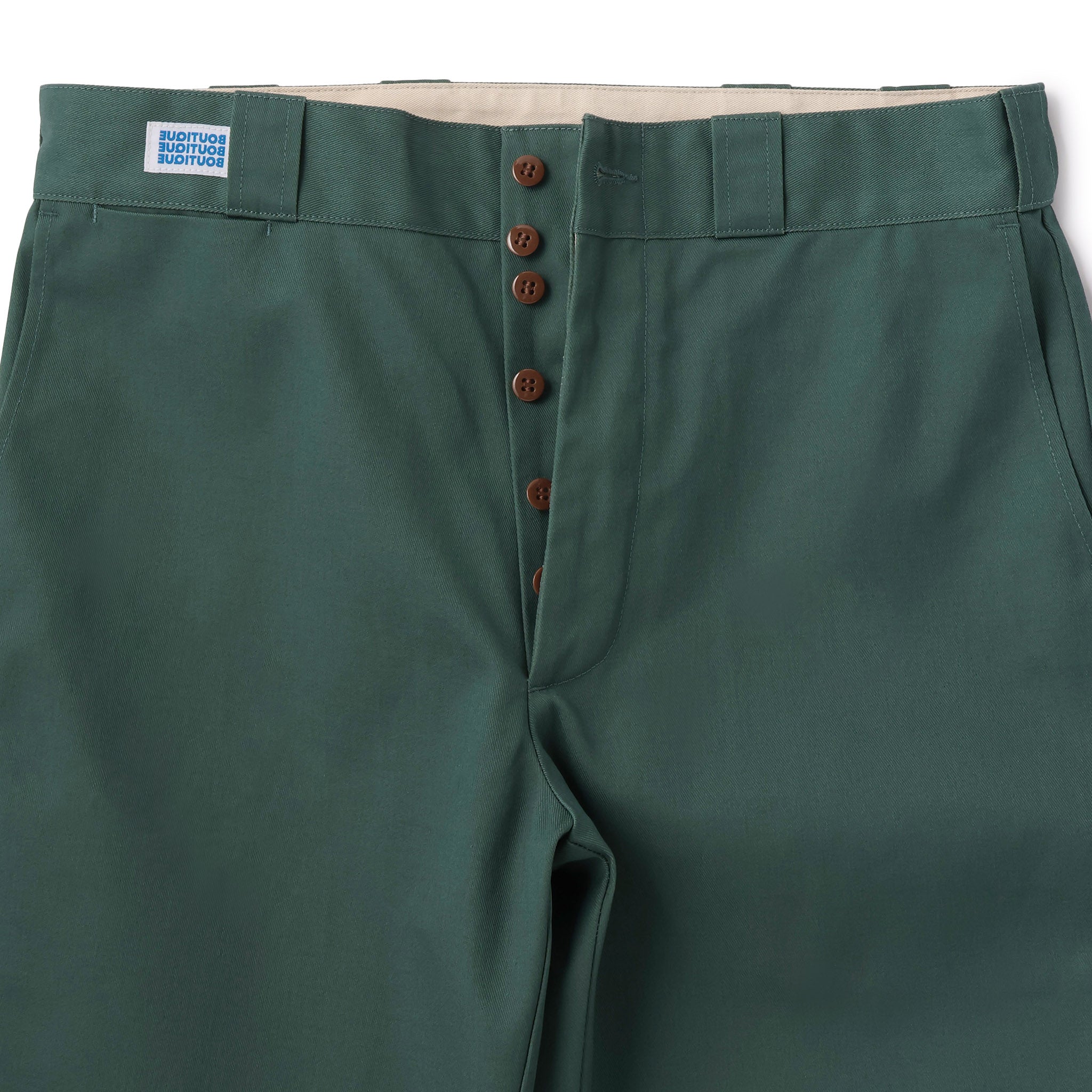 Dickies®︎ × BOUTIQUE 30-25 WORK TROUSERS DARK LINCOLN GREEN（ディッキーズ×ブティック30-25ワークトラウザーリンカーングリーン）｜ONLINE BOUTIQUE（オンラインブティック）