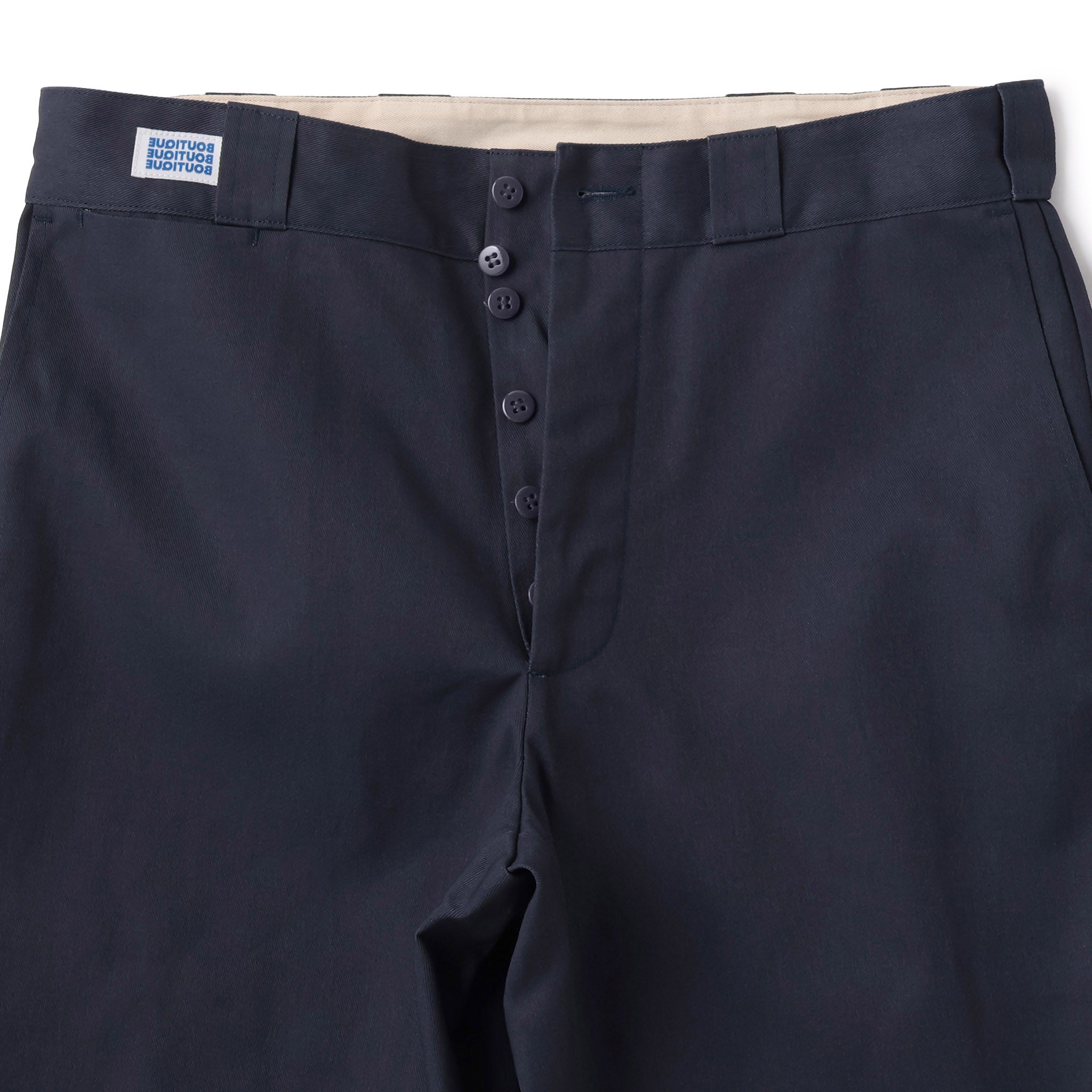 Dickies®︎ × BOUTIQUE 30-25 WORK TROUSERS DARK NAVY（ディッキーズ×ブティック30-25ワークトラウザーダークネイビー）｜ONLINE BOUTIQUE（オンラインブティック）