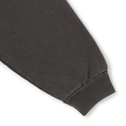 BOUTIQUE CREW NECK SWEAT GARMENT DYE CHARCOAL（ブティッククルーネックスウェットガーメントダイチャコール｜ONLINE BOUTIQUE（オンラインブティック）