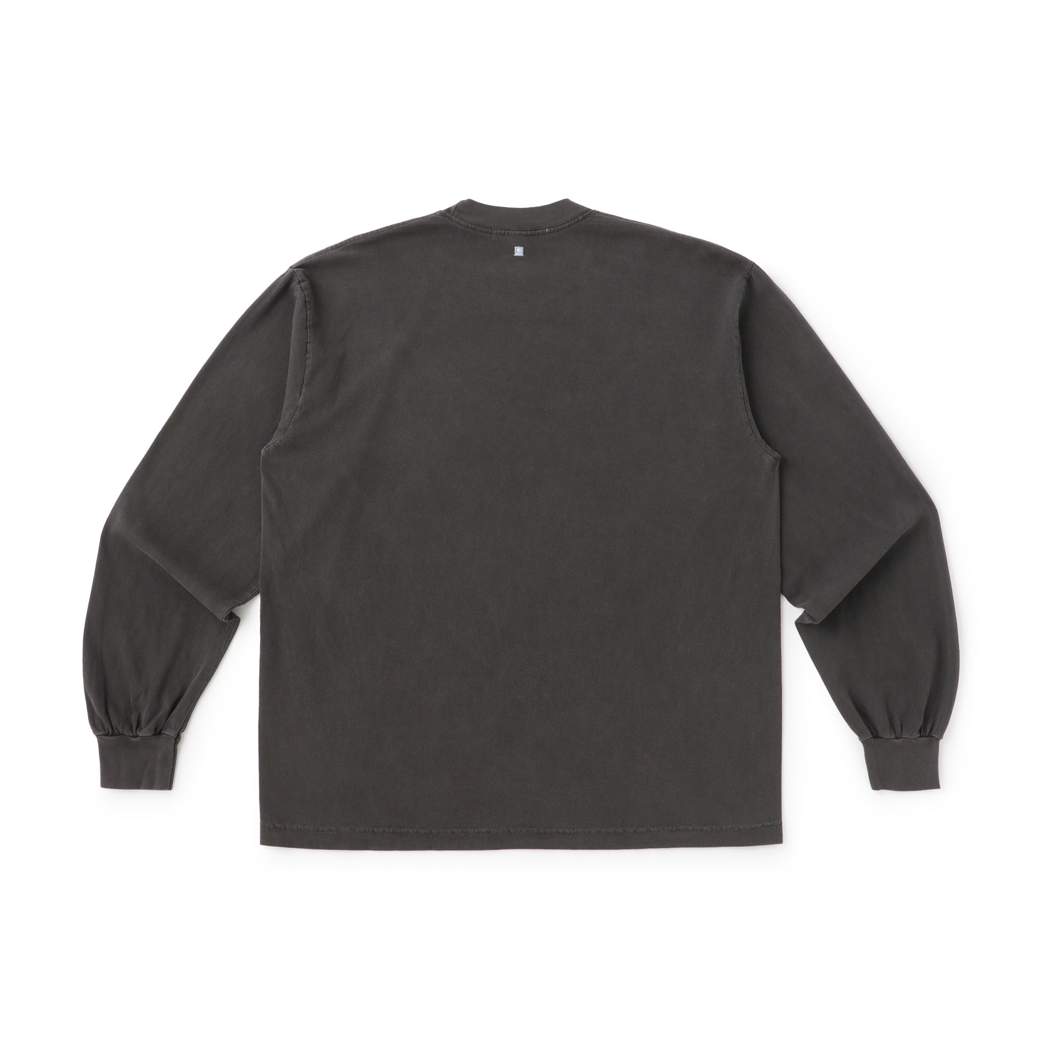S TEE GARMENT DYE CHARCOAL（ブティックロングスリーブTシャツガーメントダイチャコール）｜ONLINE BOUTIQUE（オンラインブティック）