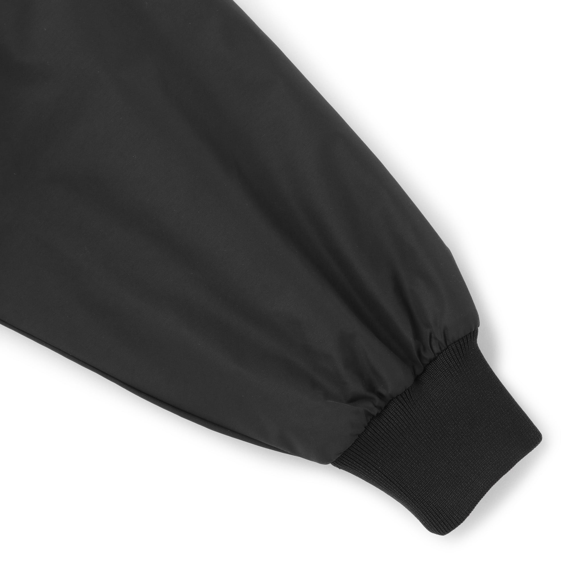 新品★BOUTIQUE NYLON×FLEECE スタンドカラージャケット　M BOUTIQUE NYLON × FLEECE STAND COLLAR JACKET BLACK（ブティック