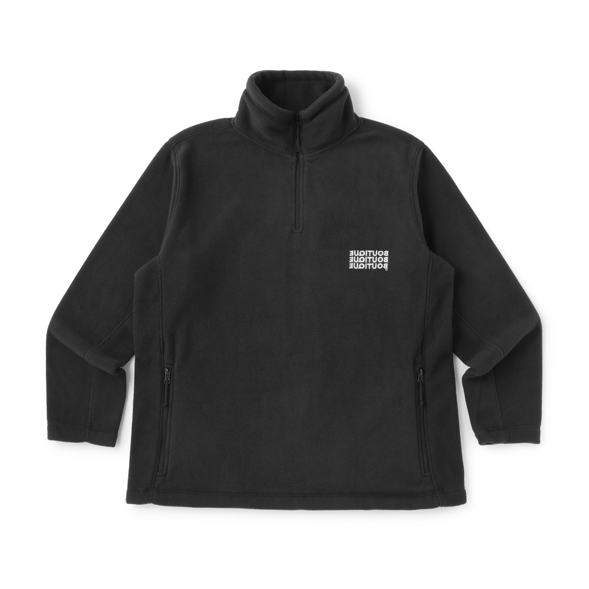 BOUTIQUE FLEECE HALF ZIP PULLOVER BLACK（ブティックフリースハーフジップブラック）｜ONLINE BOUTIQUE（オンラインブティック）