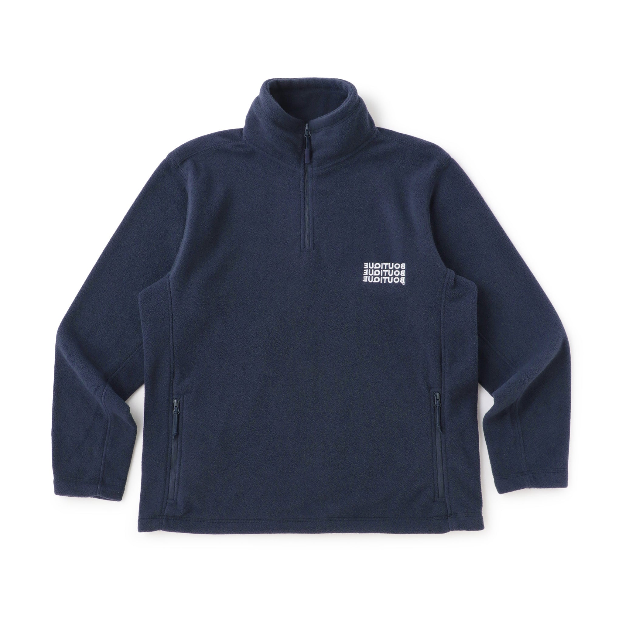 BOUTIQUE FLEECE HALF ZIP PULLOVER NAVY（ブティックフリースハーフジッププルオーバーネイビー）｜ONLINE BOUTIQUE（オンラインブティック）