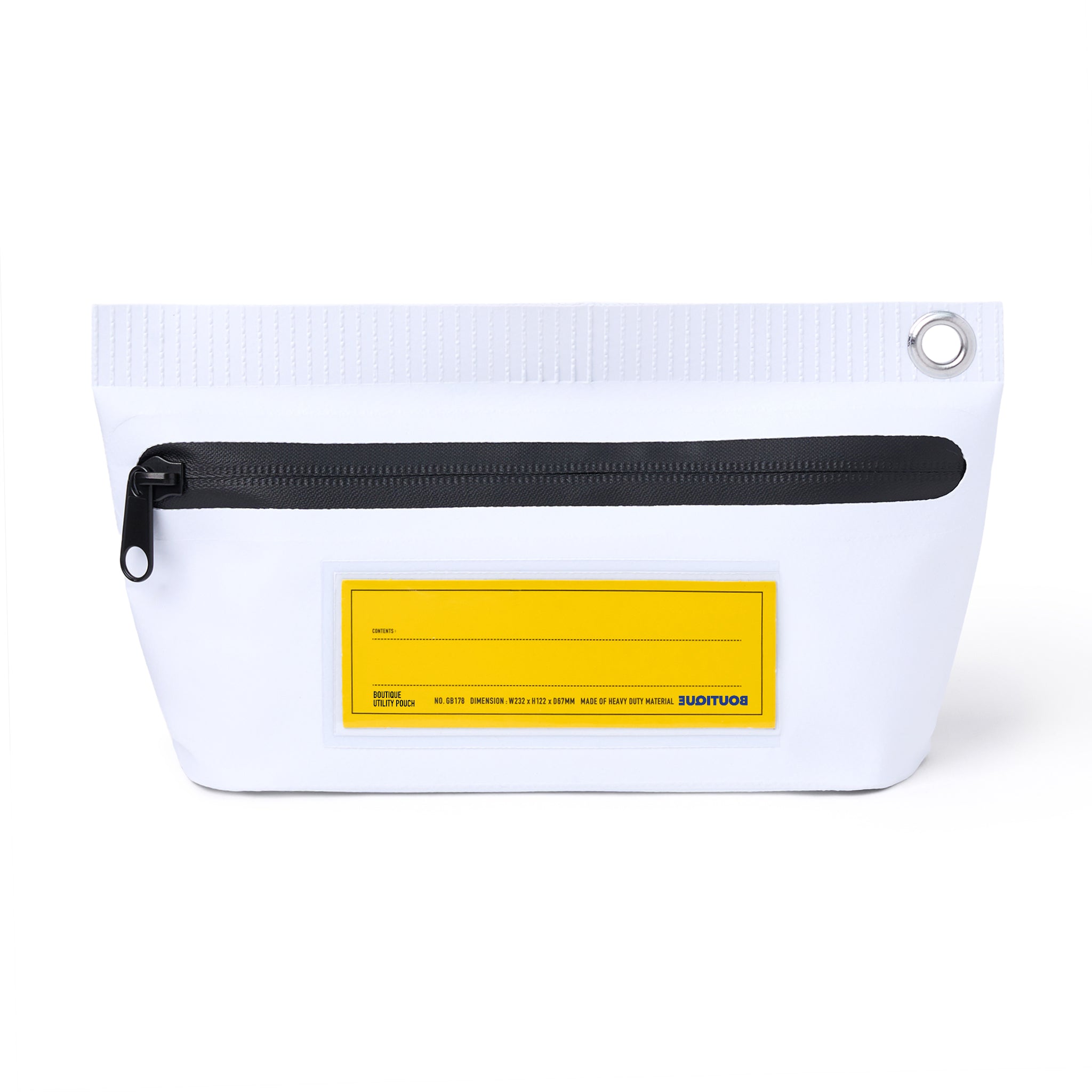 BOUTIQUE UTILITY POUCH & BIC PEN WHITE（ブティックユーティリティポーチ&ビックペンホワイト）｜ONLINE BOUTIQUE（オンラインブティック）