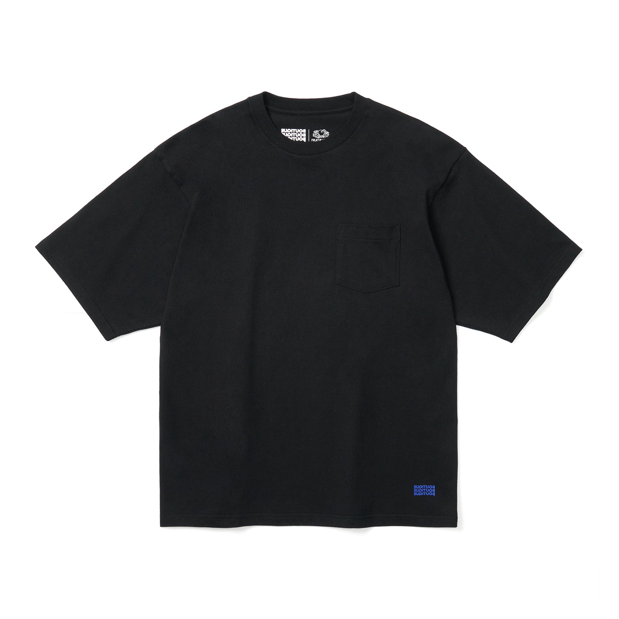 BOUTIQUE × FRUIT OF THE LOOM IT'S OUR DAILY 2PACK TEE BLACK（ブティック×フルーツオブザルームイッツアワーデイリー2パックTシャツブラック）｜ONLINE BOUTIQUE（オンラインブティック）