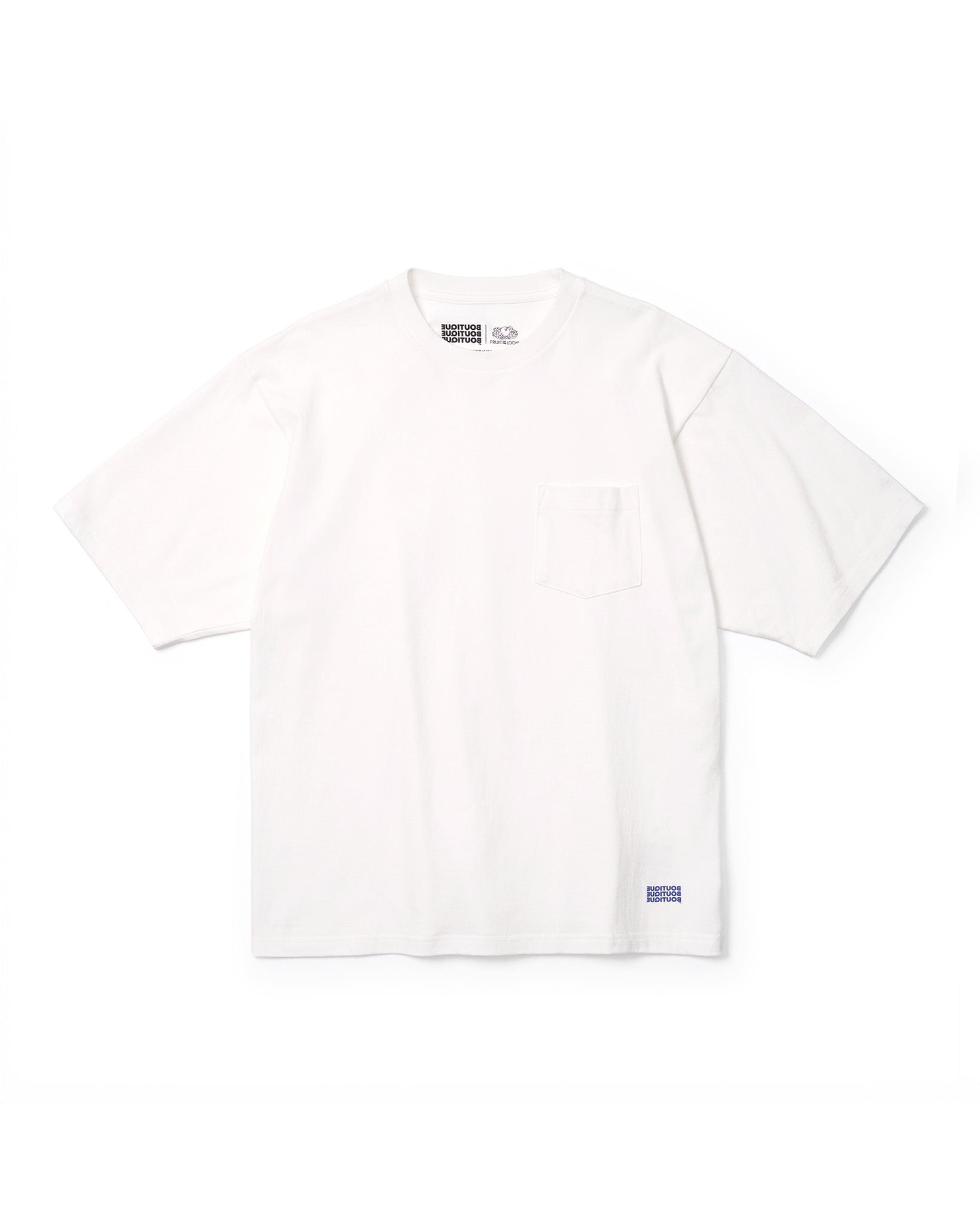 BOUTIQUE × FRUIT OF THE LOOM IT'S OUR DAILY 2PACK TEE WHITE