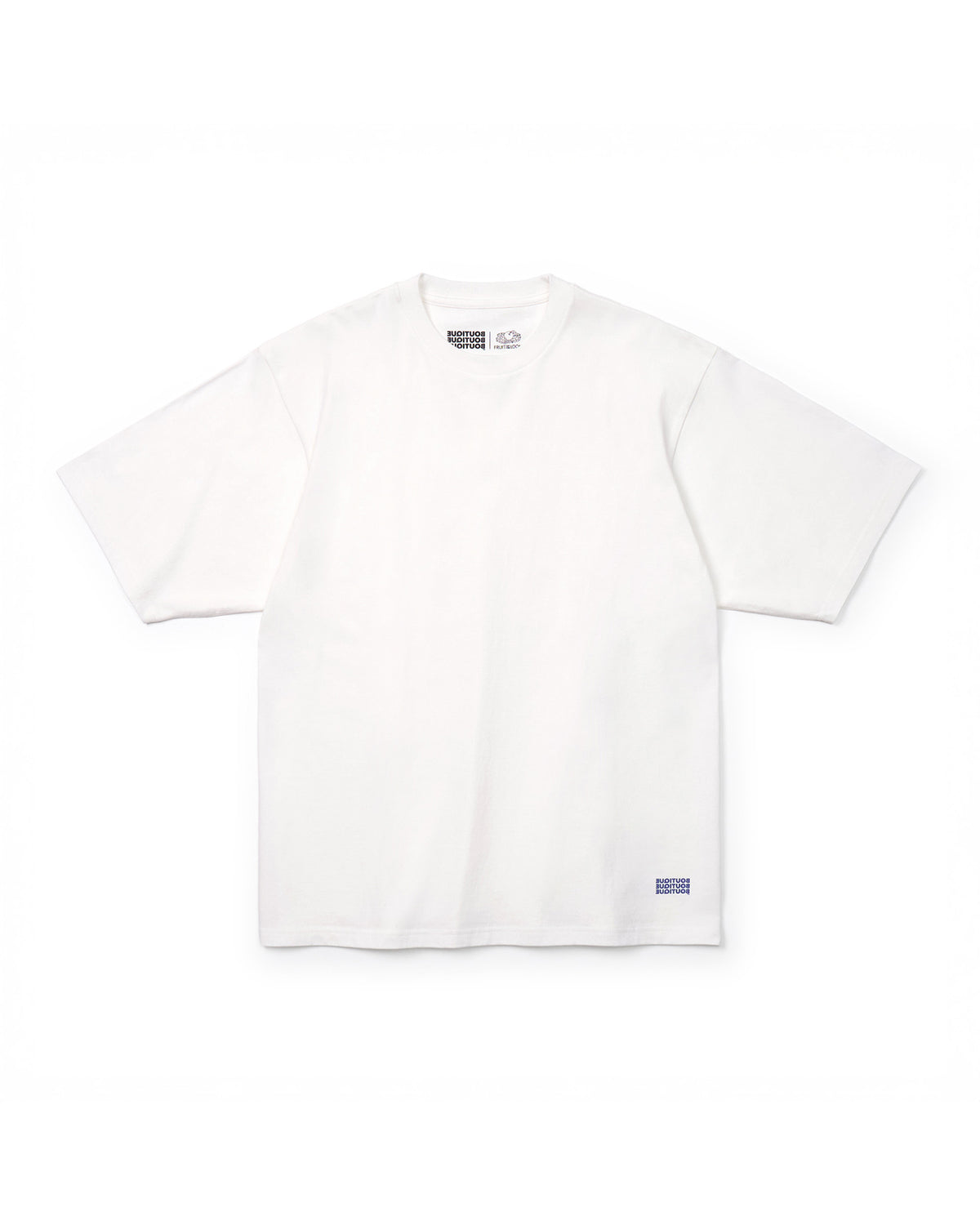 BOUTIQUE × FRUIT OF THE LOOM IT'S OUR DAILY 2PACK TEE WHITE（ブティック×フルーツオブザルームイッツアワーデイリー2パックTシャツホワイト）｜ONLINE BOUTIQUE（オンラインブティック）
