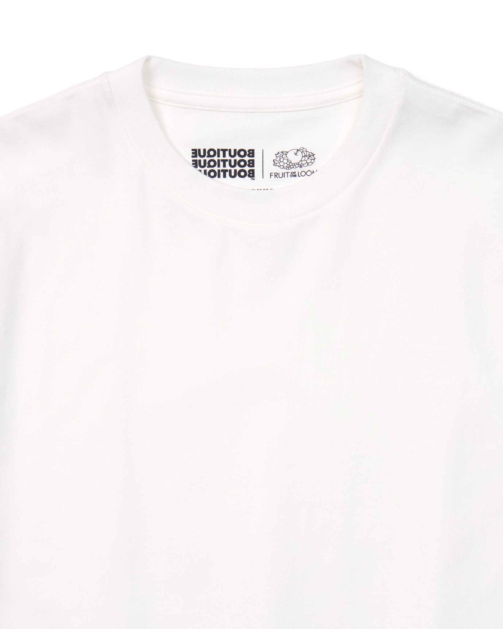 BOUTIQUE × FRUIT OF THE LOOM IT'S OUR DAILY 2PACK TEE WHITE
