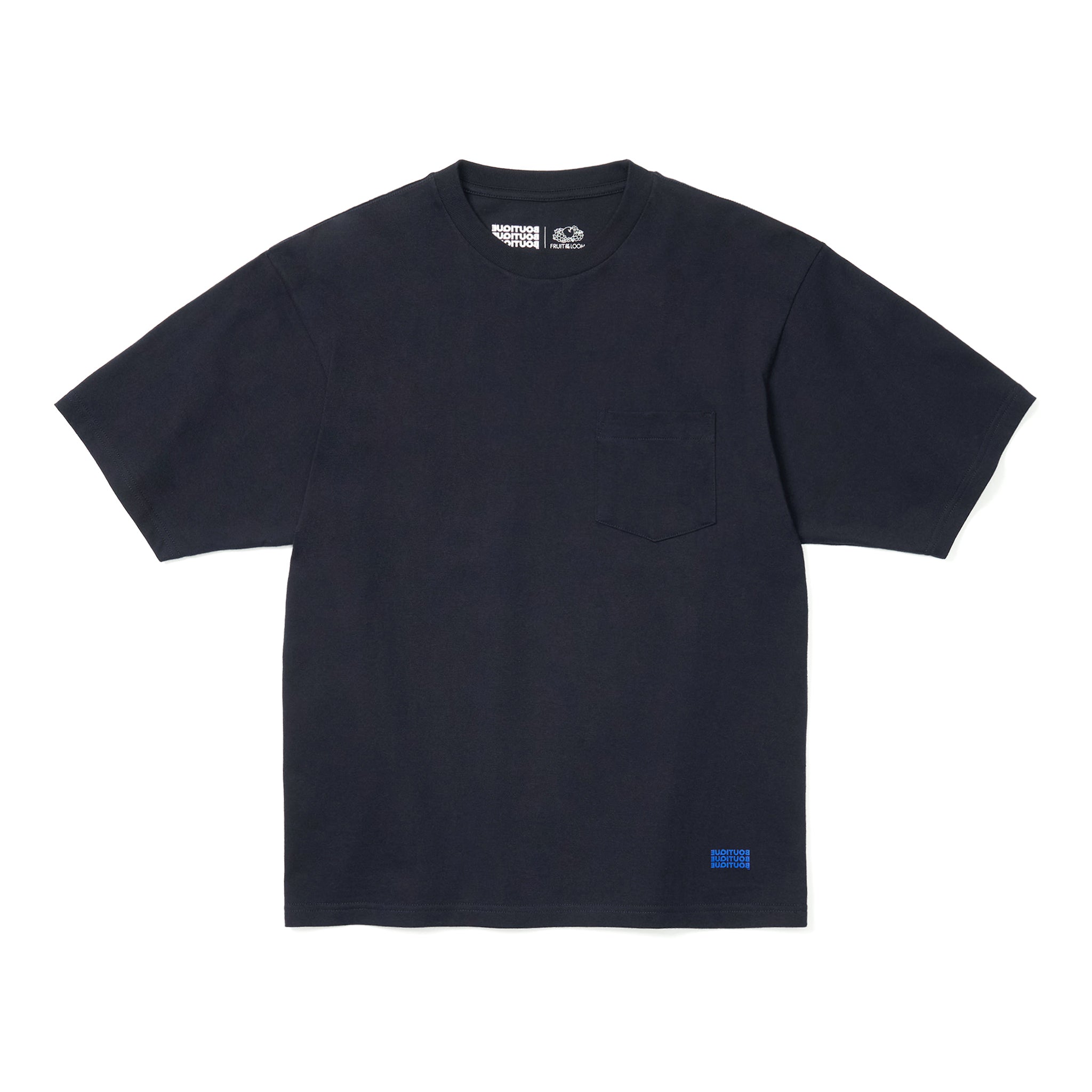 BOUTIQUE × FRUIT OF THE LOOM IT'S OUR DAILY 2PACK TEE NAVY（ブティック×フルーツオブザルームイッツアワーデイリーツーパックTシャツネイビー）｜ONLINE BOUTIQUE（オンラインブティック）