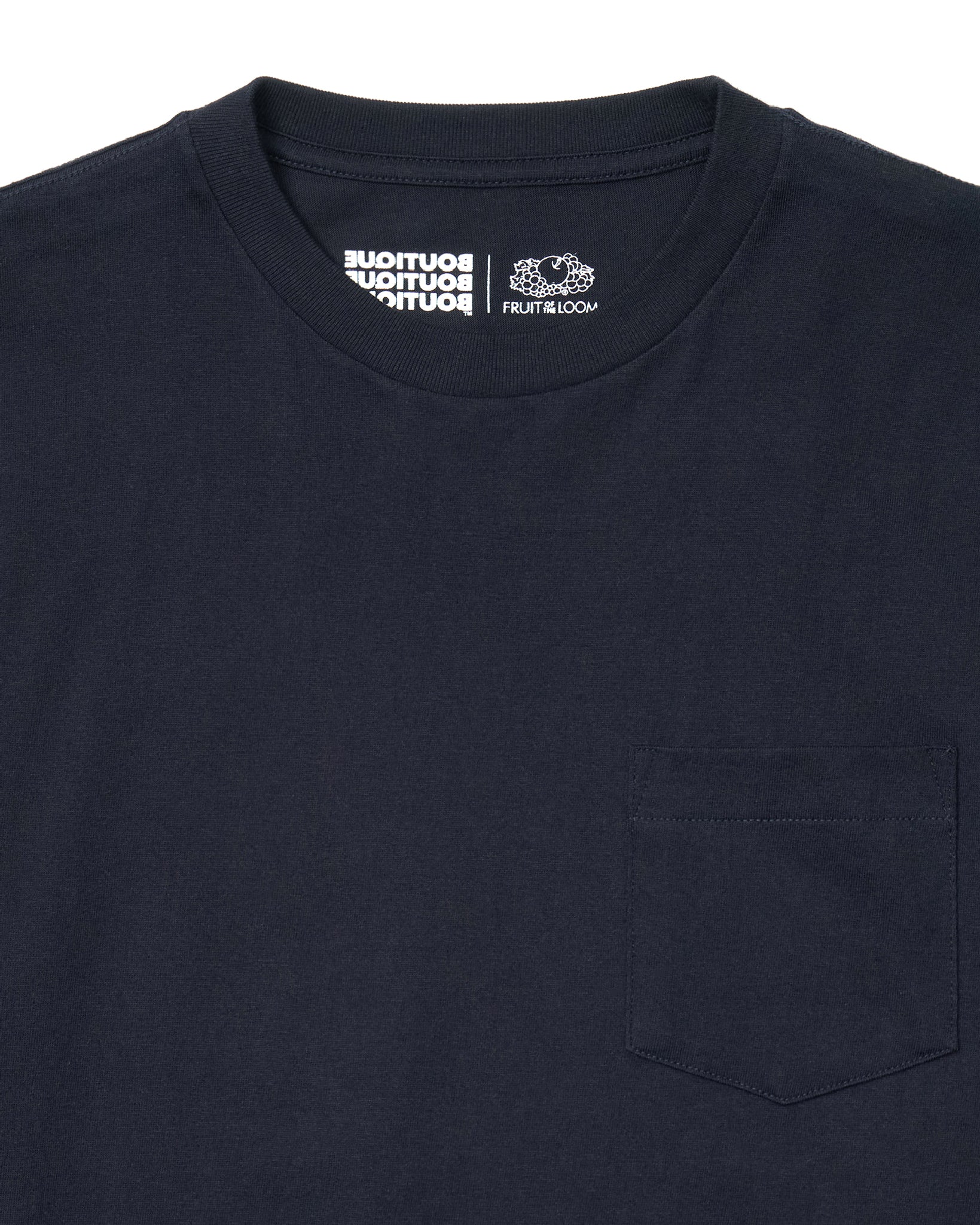 BOUTIQUE × FRUIT OF THE LOOM IT'S OUR DAILY 2PACK TEE NAVY