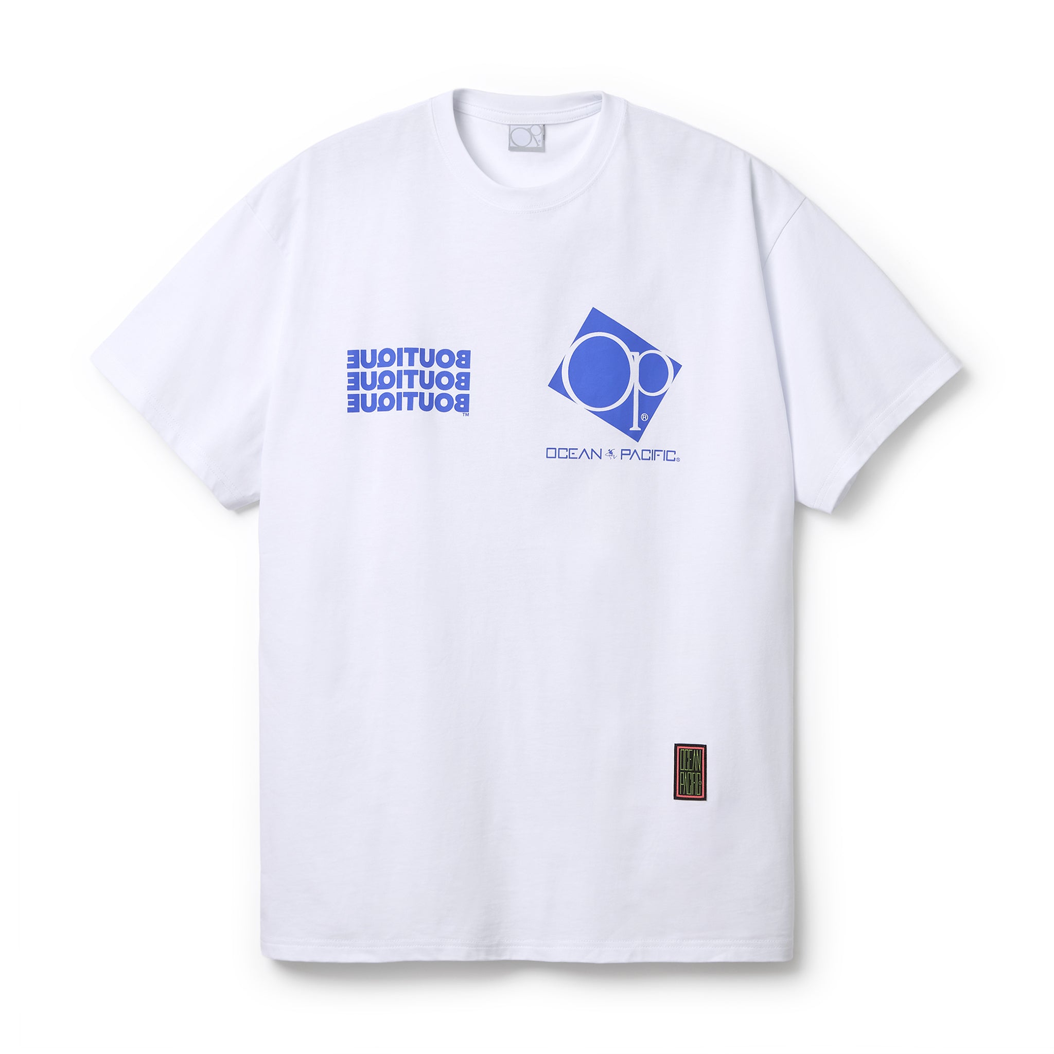 BOUTIQUE × Ocean Pacific SIGNATURE TEE（ブティック×オーシャンパシフィックシグネチャーTシャツホワイト）｜ONLINE BOUTIQUE（オンラインブティック）