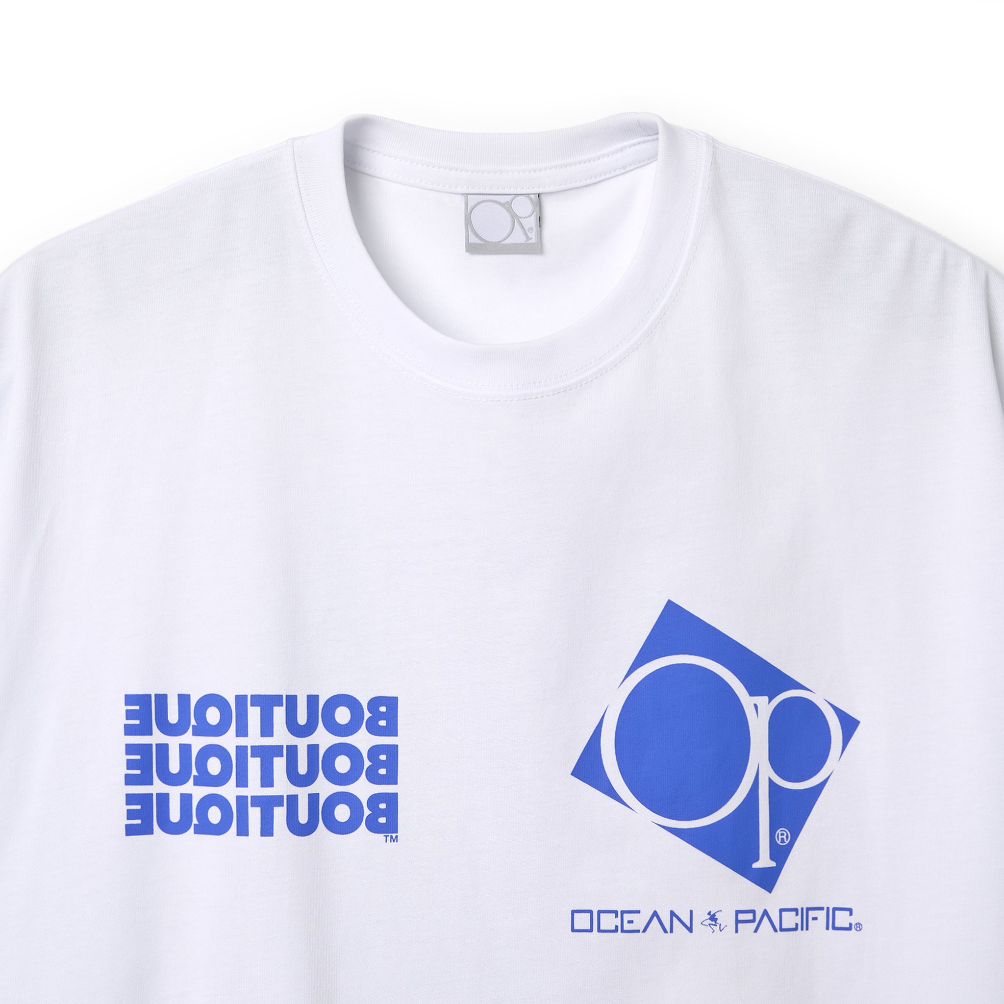 BOUTIQUE × Ocean Pacific SIGNATURE TEE（ブティック×オーシャンパシフィックシグネチャーTシャツホワイト）｜ONLINE BOUTIQUE（オンラインブティック）