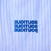 BOUTIQUE FABRIC TOTE BAG BLUE STRIPE（ブティックファブリックトートバッグブルーストライプ）｜ONLINE BOUTIQUE（オンラインブティック）