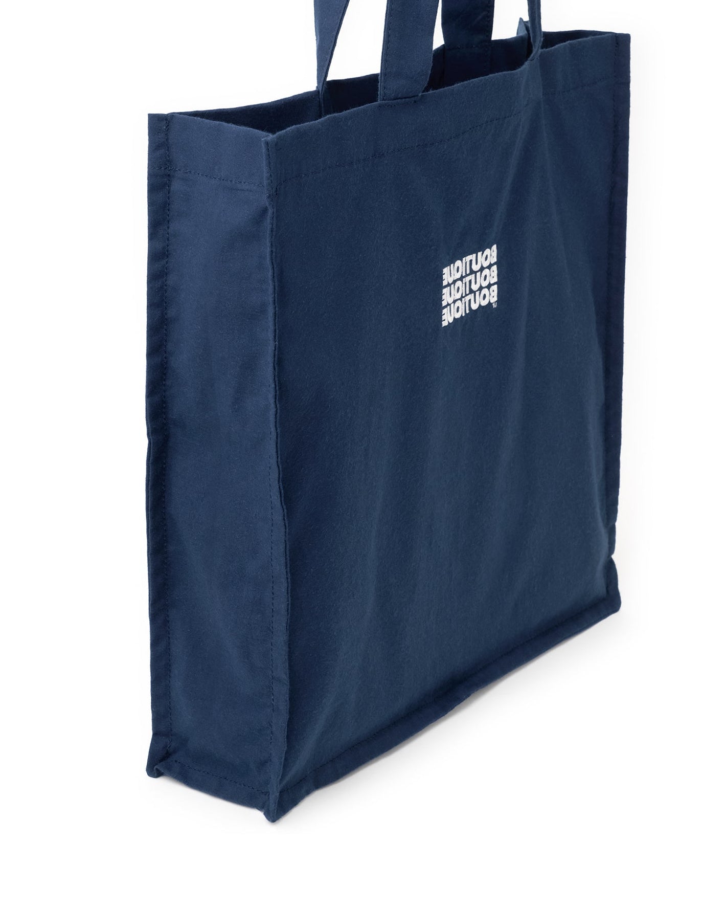 BOUTIQUE FABRIC TOTE BAG NAVY（ブティックファブリックトートバッグネイビー）｜ONLINE BOUTIQUE（オンラインブティック）