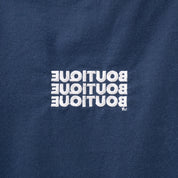 BOUTIQUE FABRIC TOTE BAG NAVY（ブティックファブリックトートバッグネイビー）｜ONLINE BOUTIQUE（オンラインブティック）