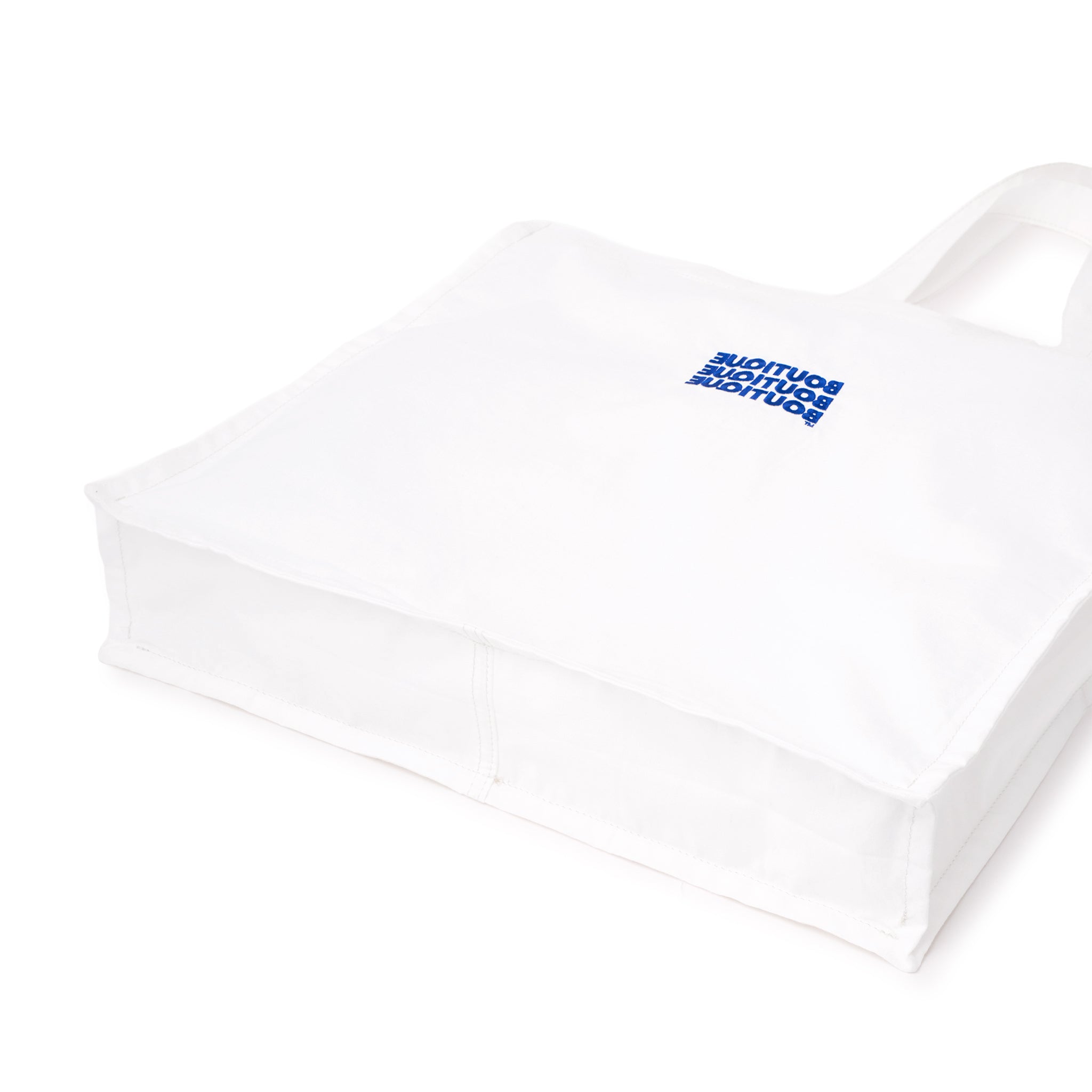 BOUTIQUE FABRIC TOTE BAG WHITE（ブティックファブリックトートバッグホワイト）｜ONLINE BOUTIQUE（オンラインブティック）