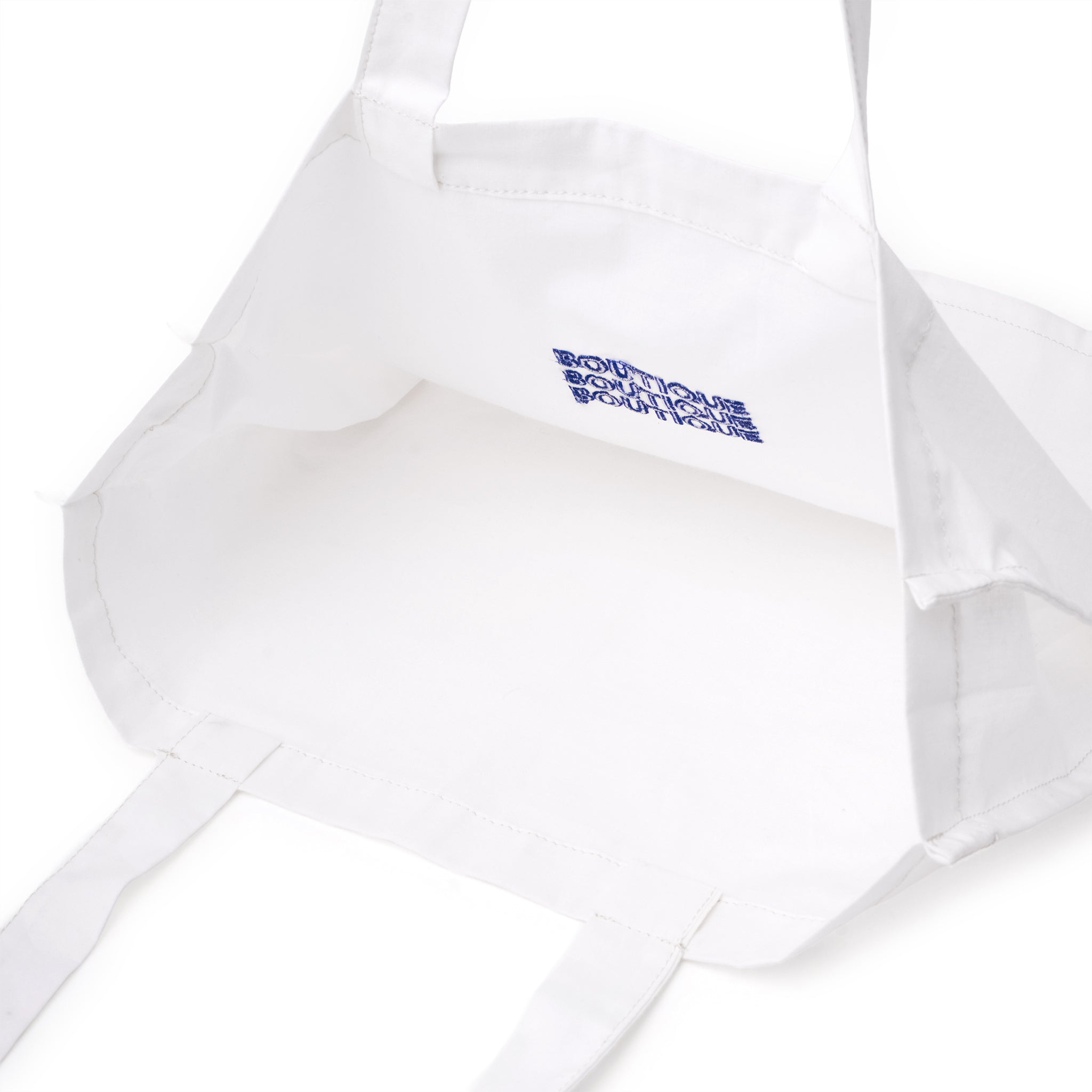 BOUTIQUE FABRIC TOTE BAG WHITE（ブティックファブリックトートバッグホワイト）｜ONLINE BOUTIQUE（オンラインブティック）