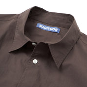 BOUTIQUE SHORT SLEEVE BOX SHIRT DARK BROWN（ブティックショートスリーブボックスシャツダークブラウン）｜ONLINE BOUTIQUE（オンラインブティック）