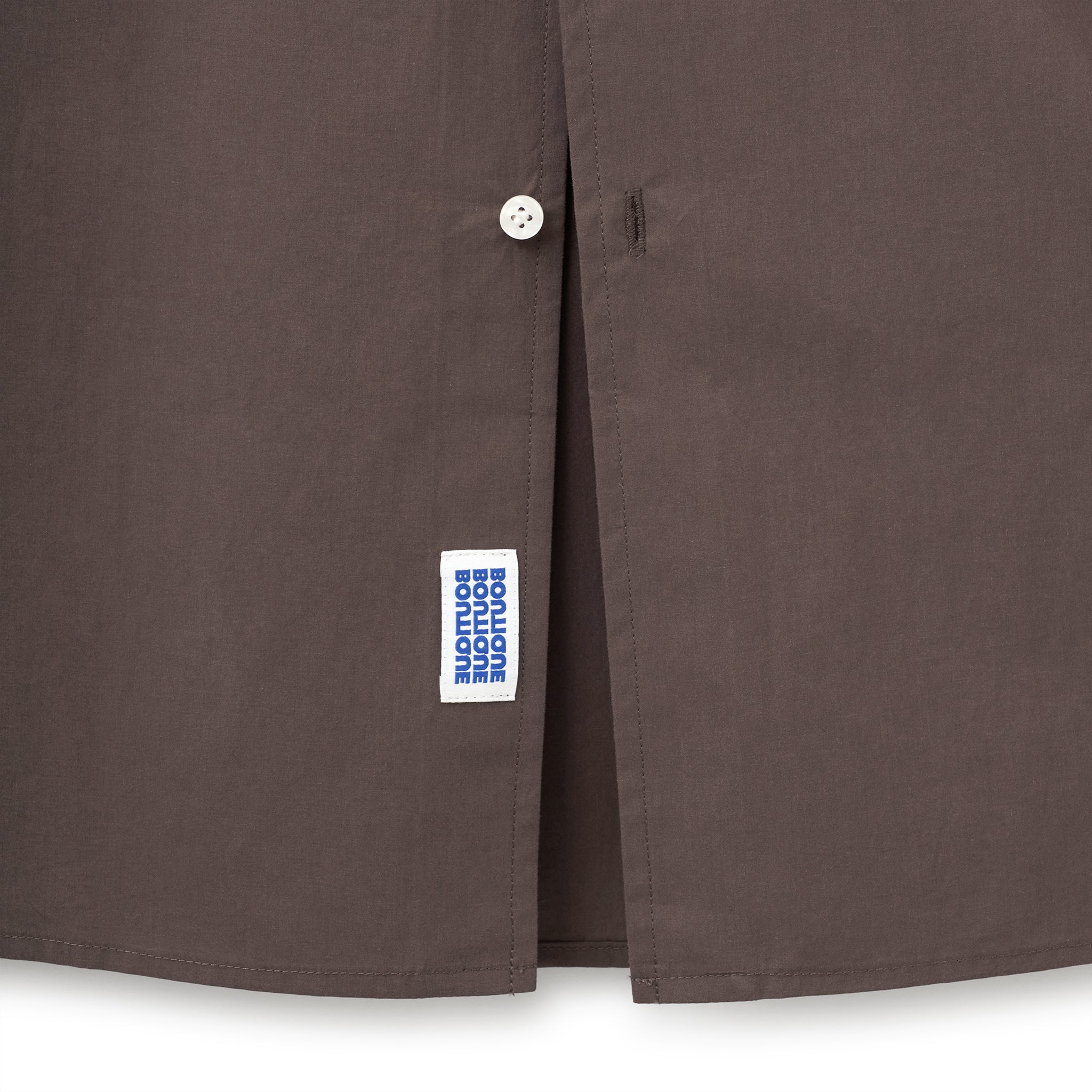 BOUTIQUE SHORT SLEEVE BOX SHIRT DARK BROWN（ブティックショートスリーブボックスシャツダークブラウン）｜ONLINE BOUTIQUE（オンラインブティック）