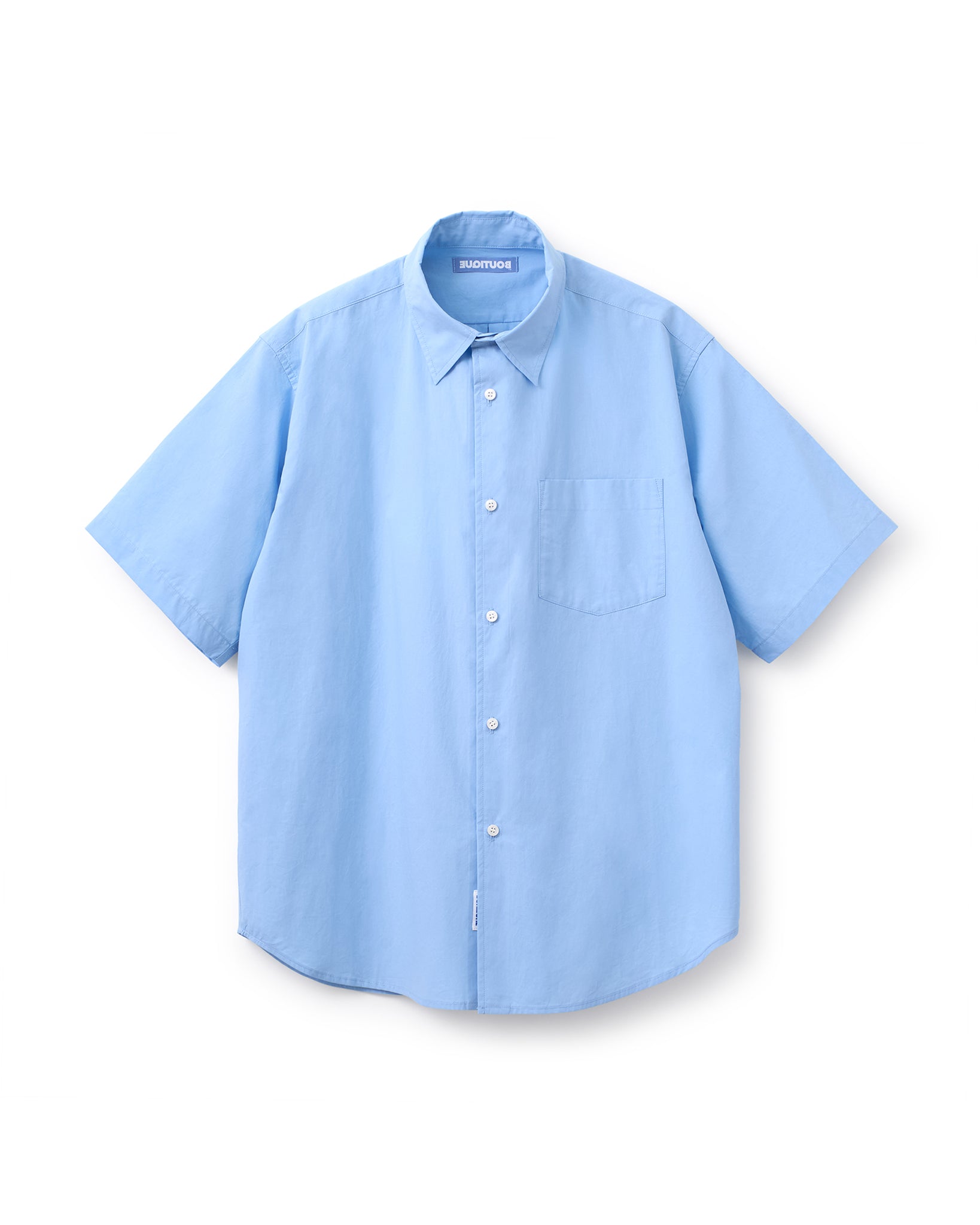 BOUTIQUE SHORT SLEEVE BOX SHIRT（ブティックショートスリーブボックスシャツサックス）｜ONLINE BOUTIQUE（オンラインブティック）
