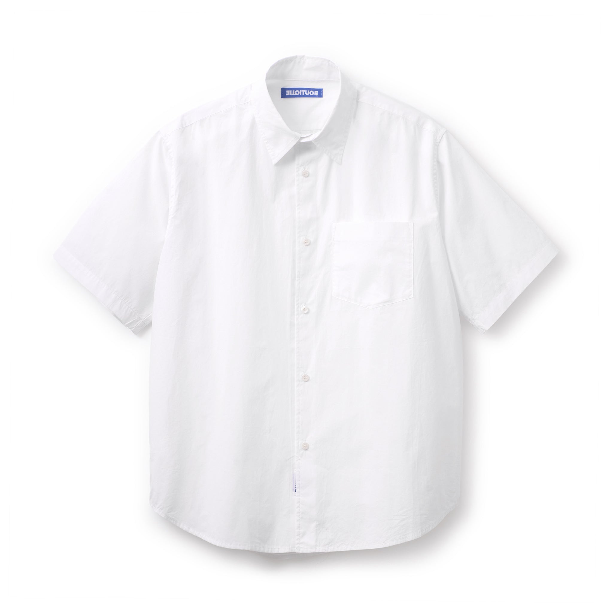 BOUTIQUE SHORT SLEEVE BOX SHIRT WHITE（ブティックショートスリーブボックスシャツホワイト）｜ONLINE BOUTIQUE（オンラインブティック）