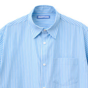 BOUTIQUE SHORT SLEEVE BOX SHIRT BLUE STRIPE（ブティックショートスリーブボックスシャツブルーストライプ）｜ONLINE BOUTIQUE（オンラインブティック）
