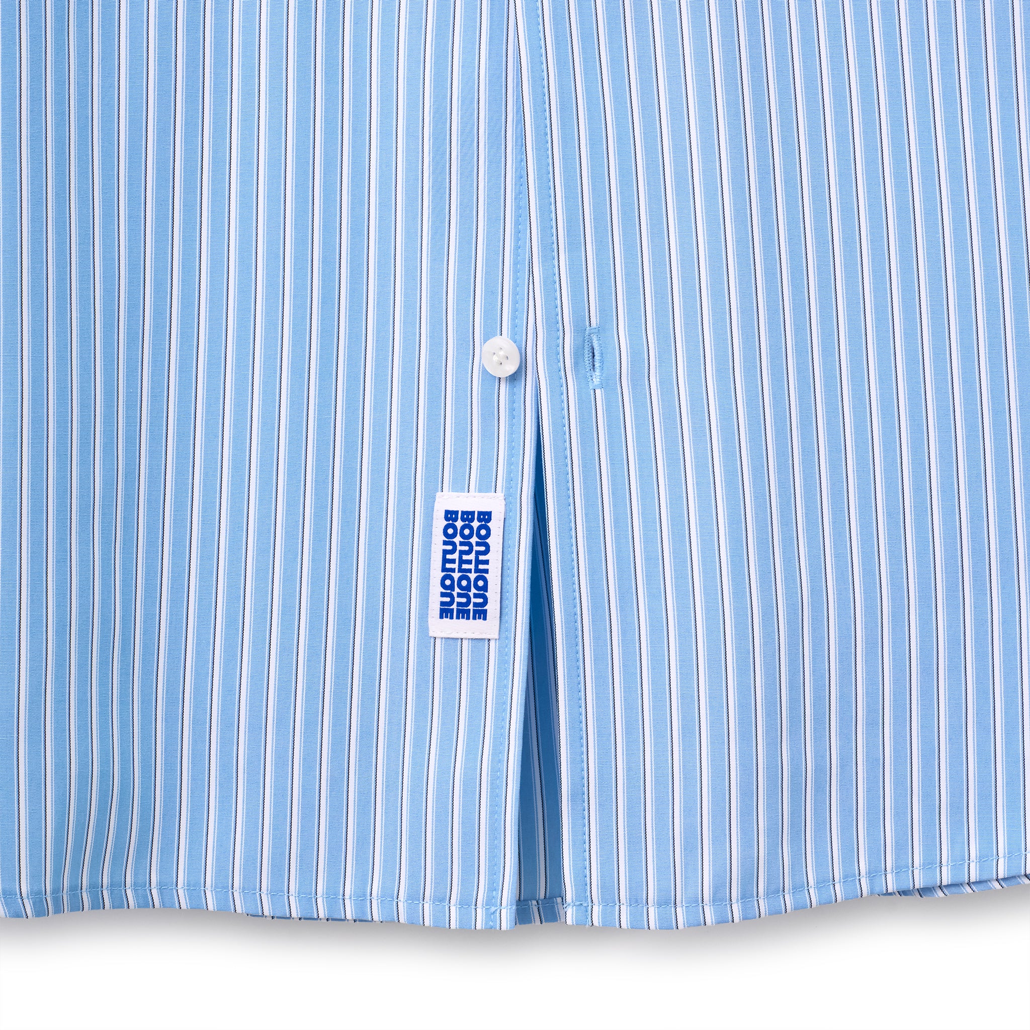 BOUTIQUE SHORT SLEEVE BOX SHIRT BLUE STRIPE（ブティックショートスリーブボックスシャツブルーストライプ）｜ONLINE BOUTIQUE（オンラインブティック）