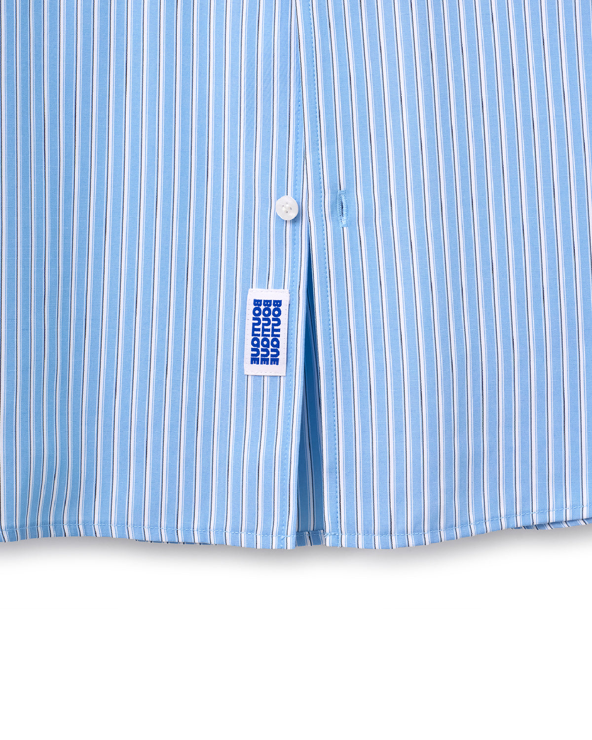 BOUTIQUE SHORT SLEEVE BOX SHIRT BLUE STRIPE（ブティックショートスリーブボックスシャツブルーストライプ）｜ONLINE BOUTIQUE（オンラインブティック）