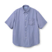 BOUTIQUE SHORT SLEEVE BOX SHIRT NAVY STRIPE（ブティックショートスリーブボックスシャツネイビーストライプ）｜ONLINE BOUTIQUE（オンラインブティック）