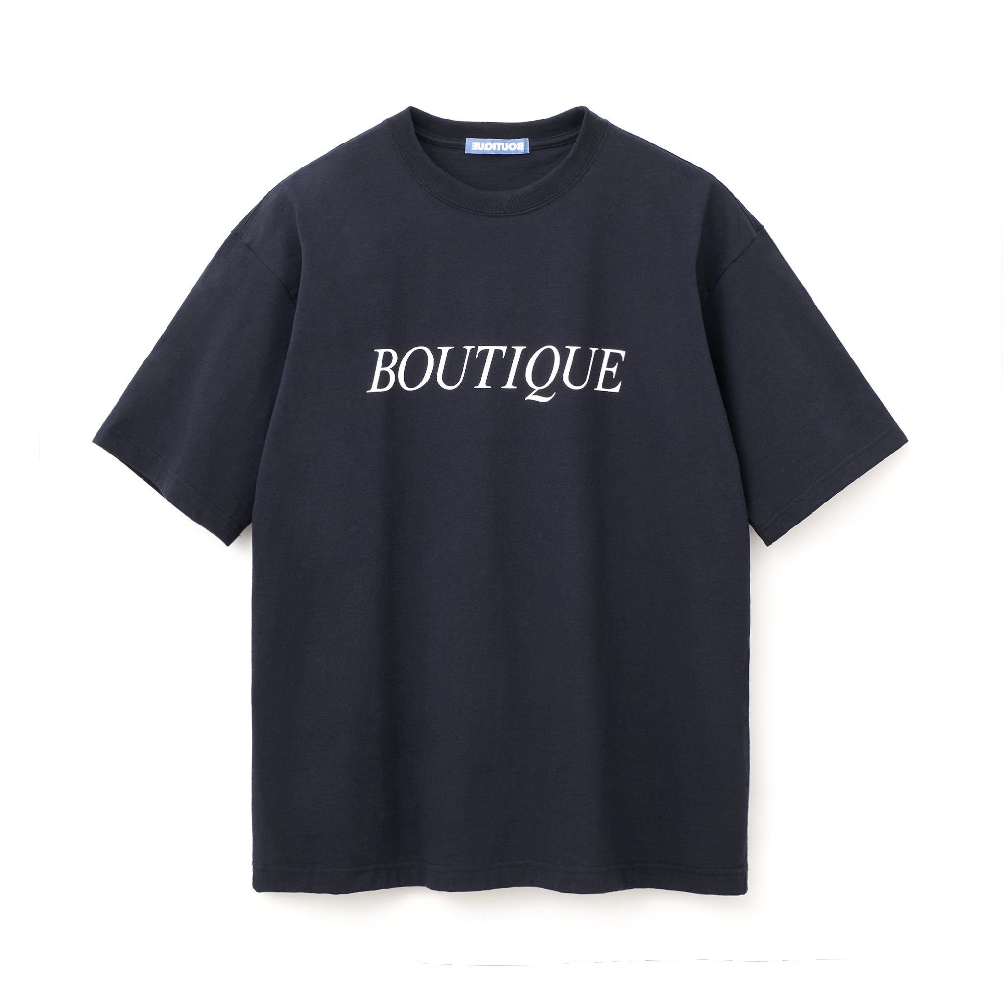 BOUTIQUE CLASSIC LOGO TEE NAVY（ブティッククラシックロゴTシャツネイビー）｜ONLINE BOUTIQUE（オンラインブティック）