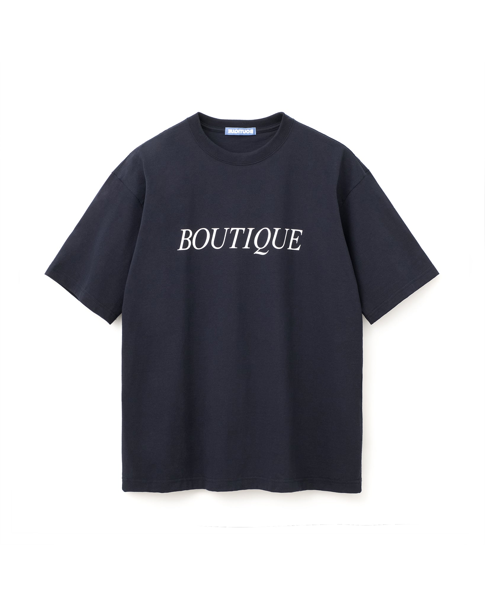 BOUTIQUE CLASSIC LOGO TEE NAVY（ブティッククラシックロゴTシャツネイビー）｜ONLINE BOUTIQUE（オンラインブティック）