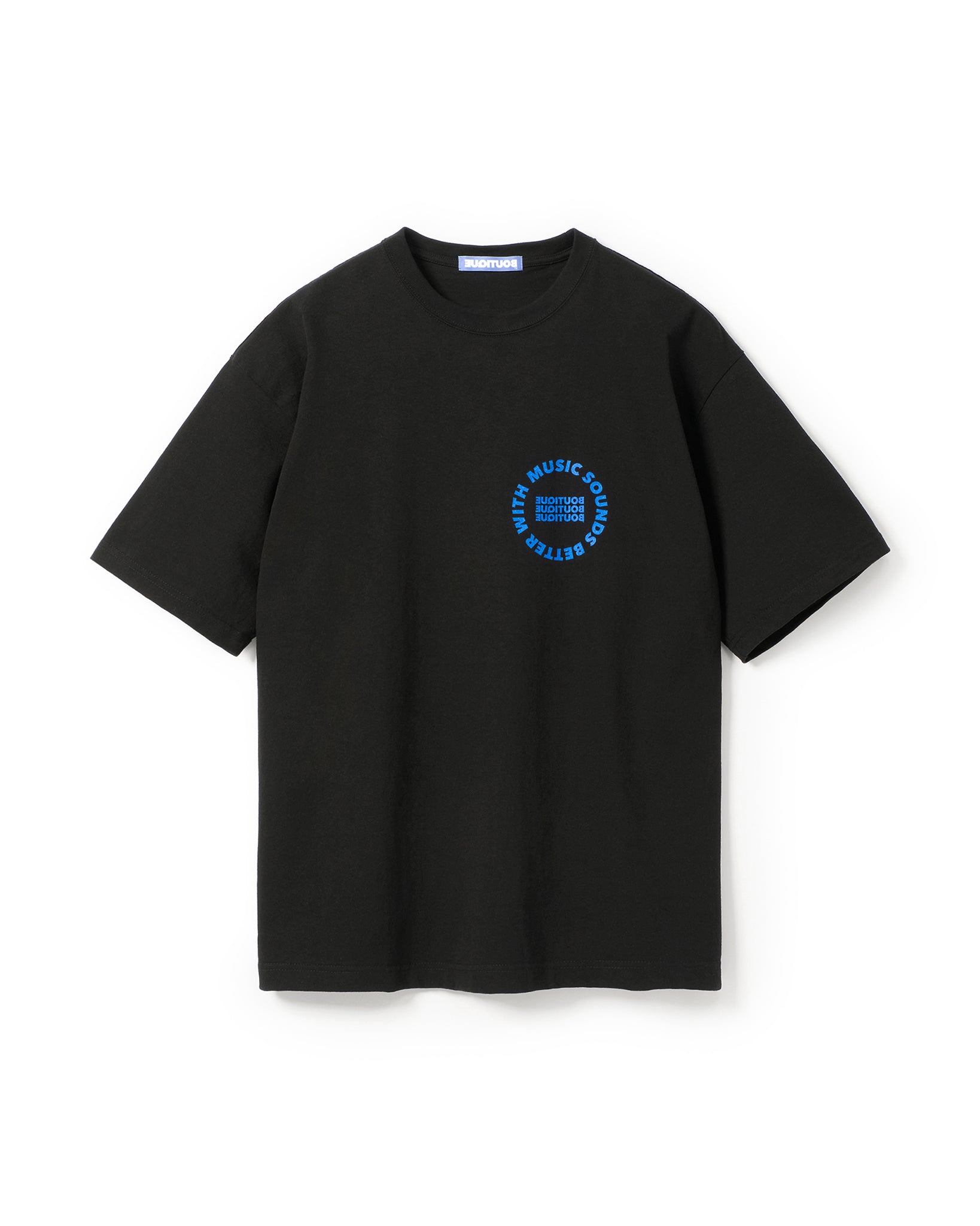 BOUTIQUE CASSETTE TAPE TEE BLACK（ブティックカセットテープTシャツ