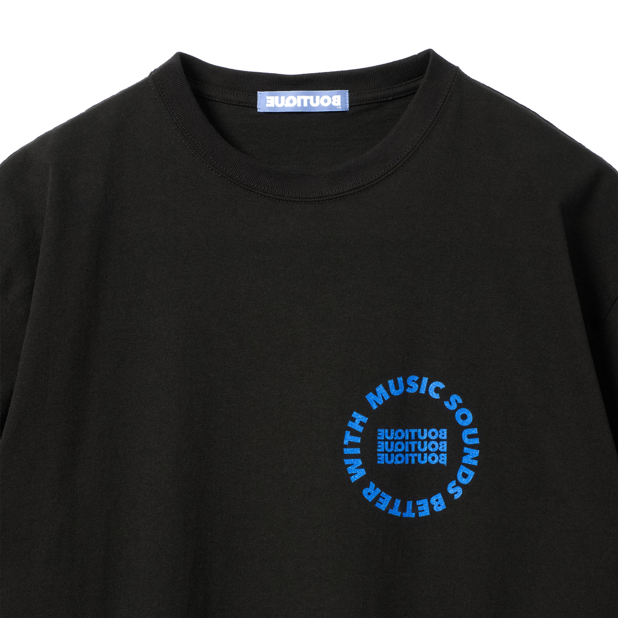 EMPiRE Tシャツとカセットテープ BOUTIQUE CASSETTE TAPE TEE BLACK（ブティックカセットテープTシャツ