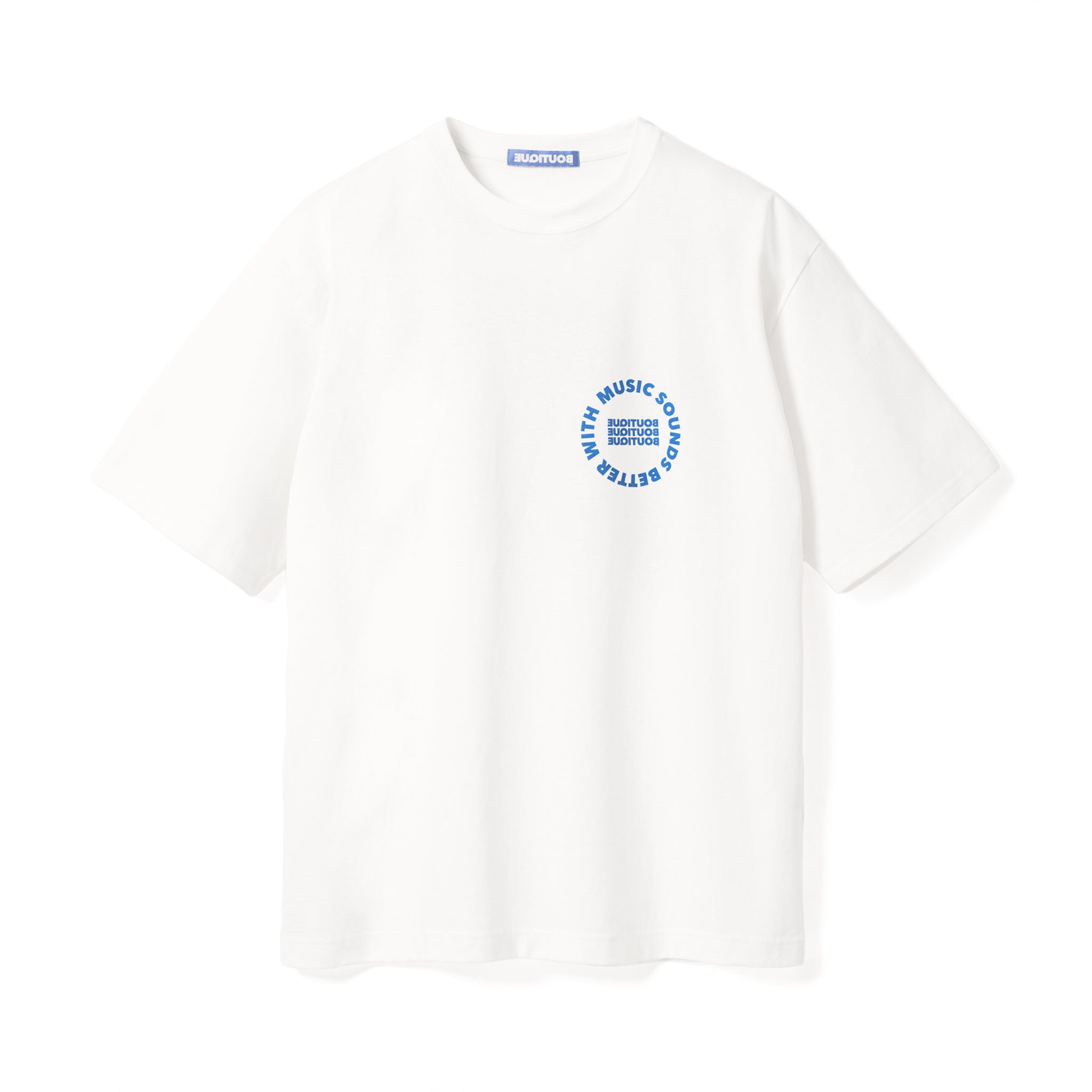 BOUTIQUE CASSETTE TAPE TEE WHITE WHITE（ブティックカセットテープTシャツホワイト）｜ONLINE BOUTIQUE（オンラインブティック）