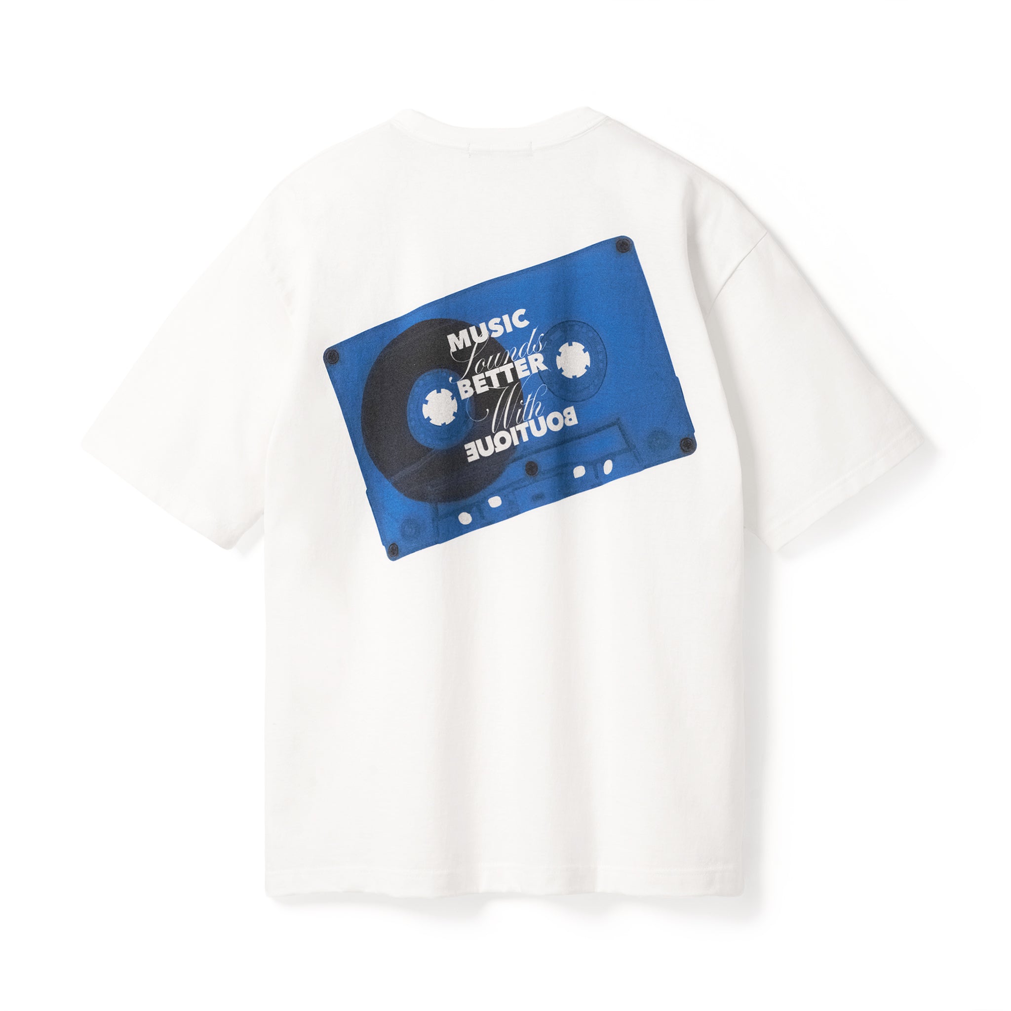 BOUTIQUE CASSETTE TAPE TEE WHITE WHITE（ブティックカセットテープTシャツホワイト）｜ONLINE BOUTIQUE（オンラインブティック）