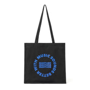 MUSIC SOUNDS BETTER WITH BOUTIQUE TOTE BAG BLACK（ミュージックサウンドベターウィズブティックトートバッグブラック）｜ONLINE BOUTIQUE（オンラインブティック）