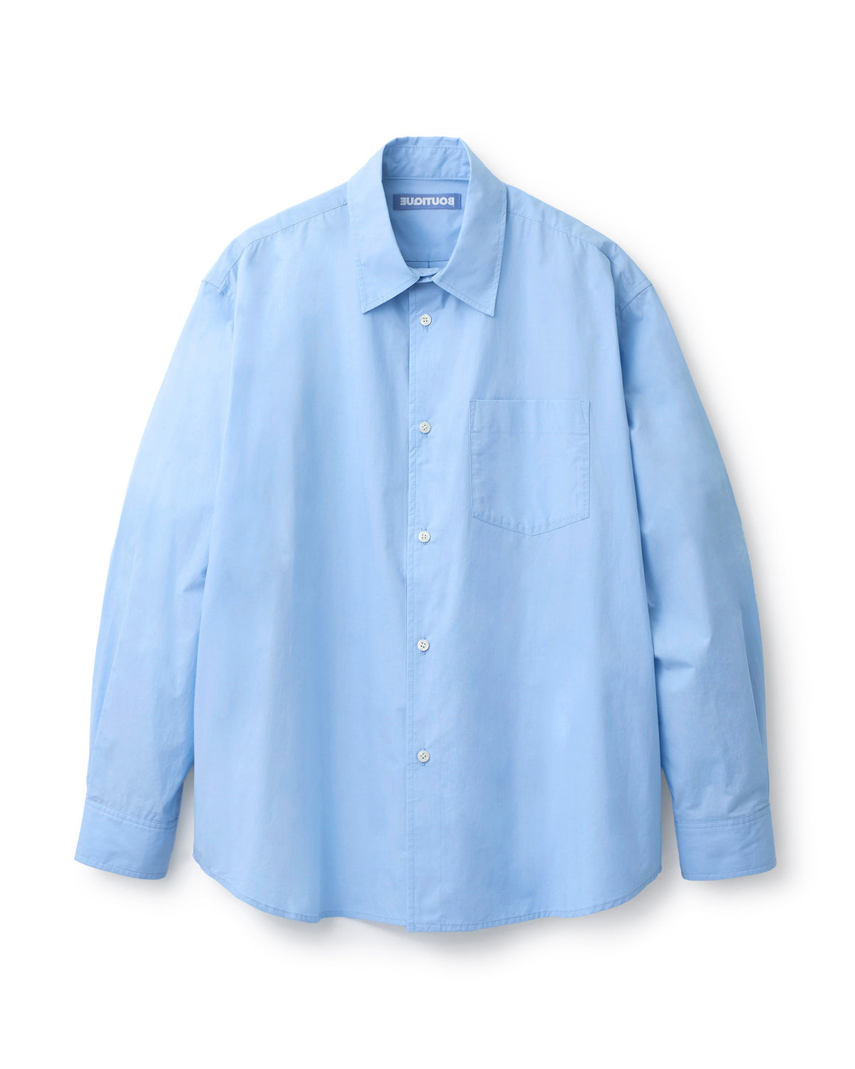 BOUTIQUE LONG SLEEVE BOX SHIRT SAX（ブティックロングスリーブボックスシャツサックス）｜ONLINE BOUTIQUE（オンラインブティック）