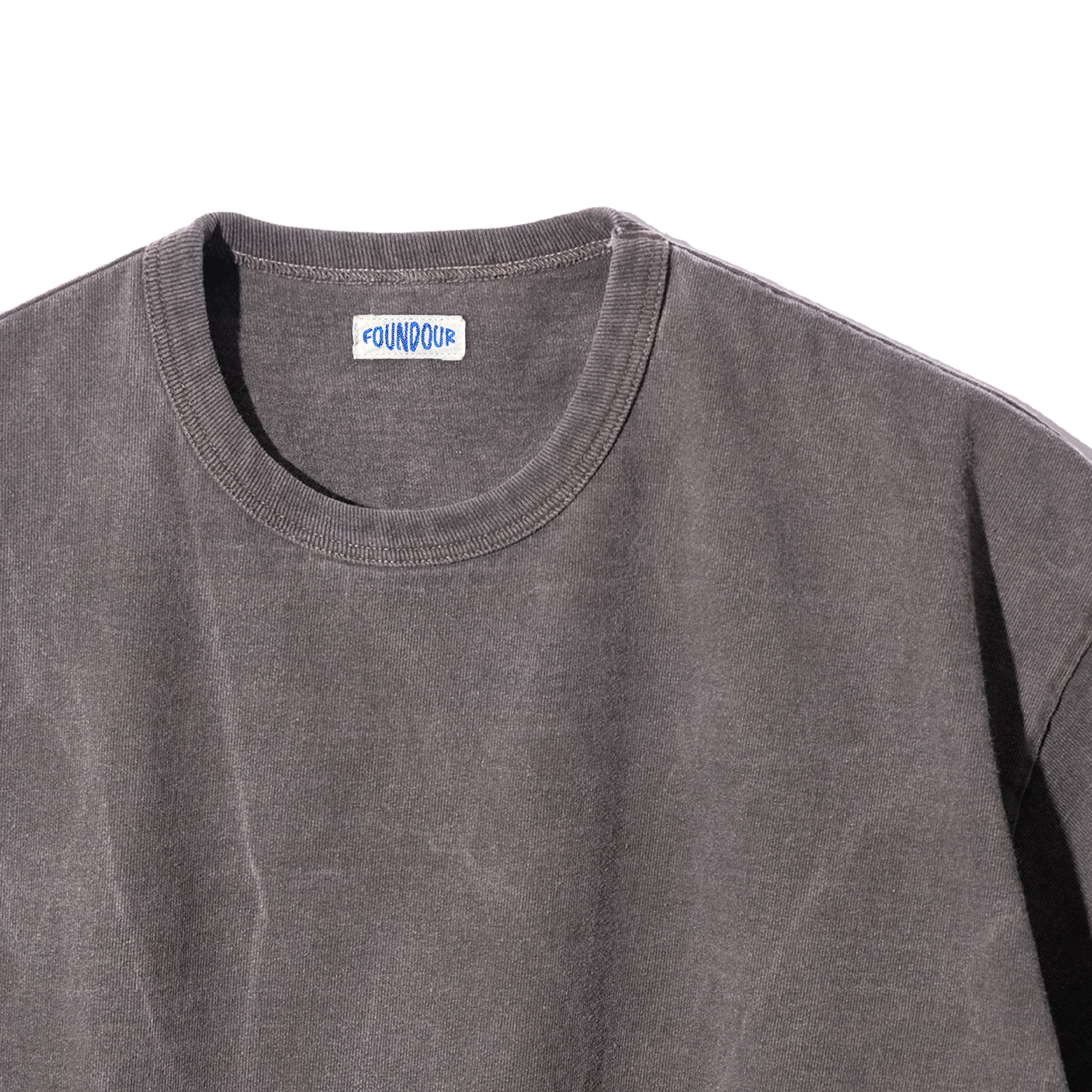 FOUNDOUR COTTON BD SHORT SLEEVE TEE BROWN（ファウンダコットンボタンダウンショートスリーブTシャツブラウン）｜ONLINE BOUTIQUE（オンラインブティック）
