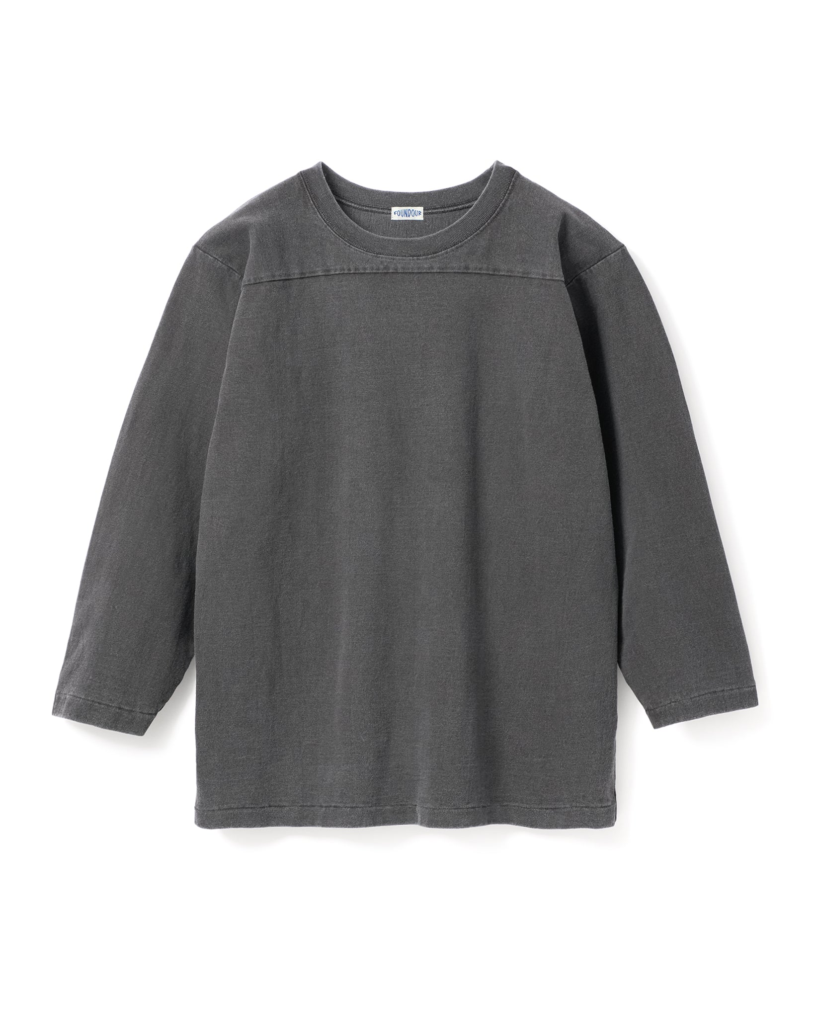 FOUNDOUR COTTON BD FADE  FOOTBALL TEE BLACK（ファウンダコットンボタンダウンフェードフットボールTシャツブラック）｜ONLINE BOUTIQUE（オンラインブティック）