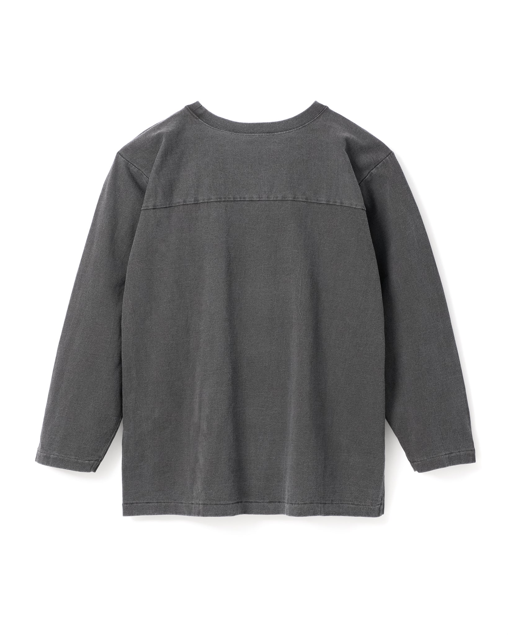 FOUNDOUR COTTON BD FADE  FOOTBALL TEE BLACK（ファウンダコットンボタンダウンフェードフットボールTシャツブラック）｜ONLINE BOUTIQUE（オンラインブティック）