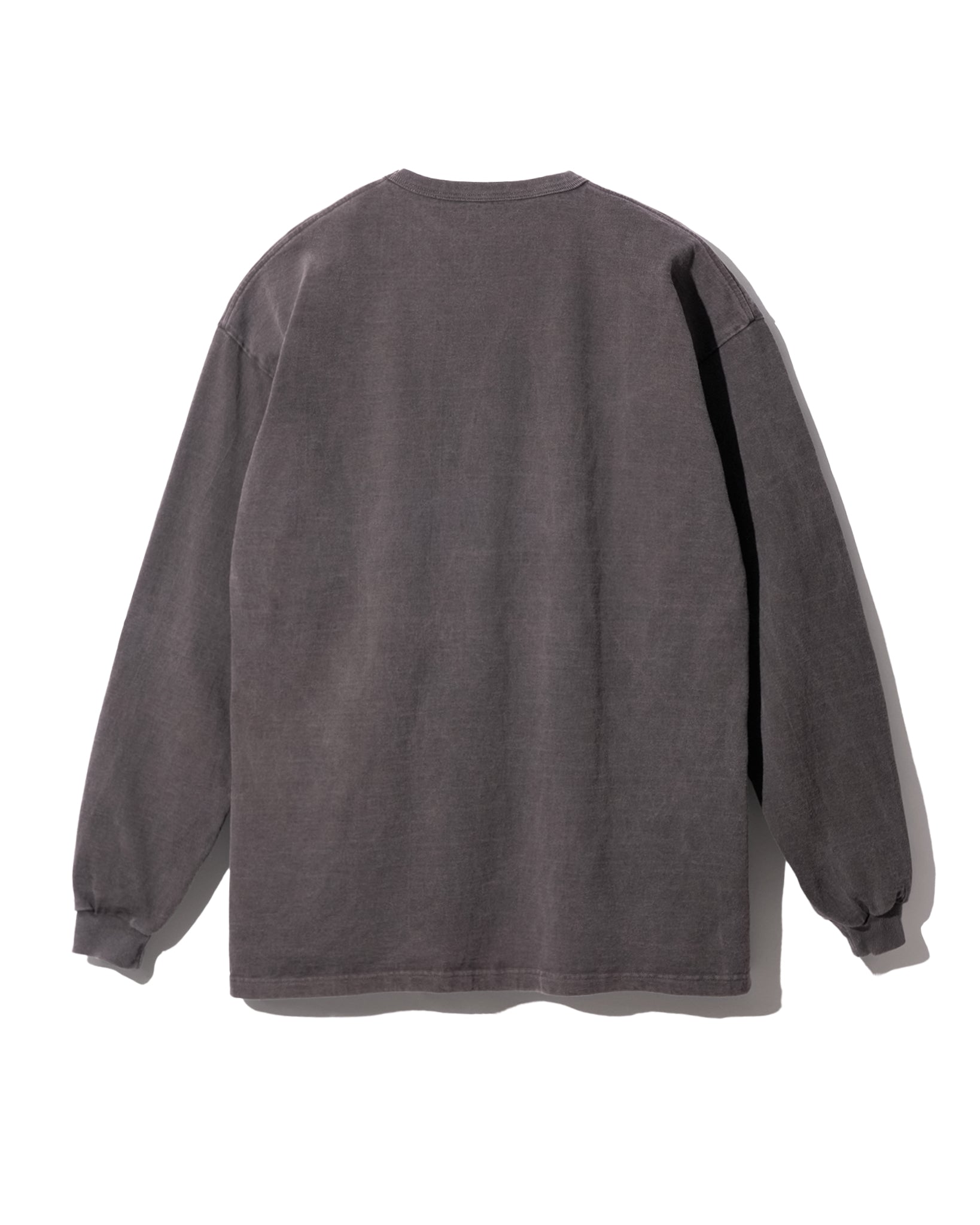 FOUNDOUR COTTON BD FADE LONG SLEEVE TEE BROWN（ファウンダコットンボタンダウンフェードロングスリーブTシャツブラウン）｜ONLINE BOUTIQUE（オンラインブティック）