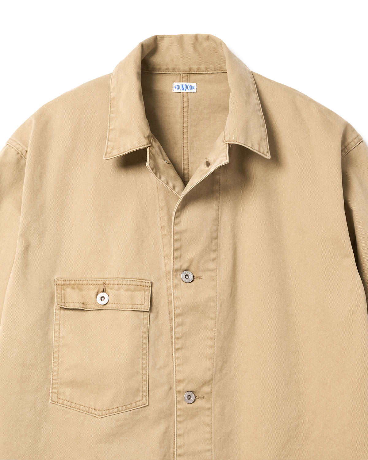 FOUNDOUR COTTON CHINO COVERALL BEIGE（ファウンダコットンチノカバーオールベージュ）｜ONLINE BOUTIQUE（オンラインブティック）
