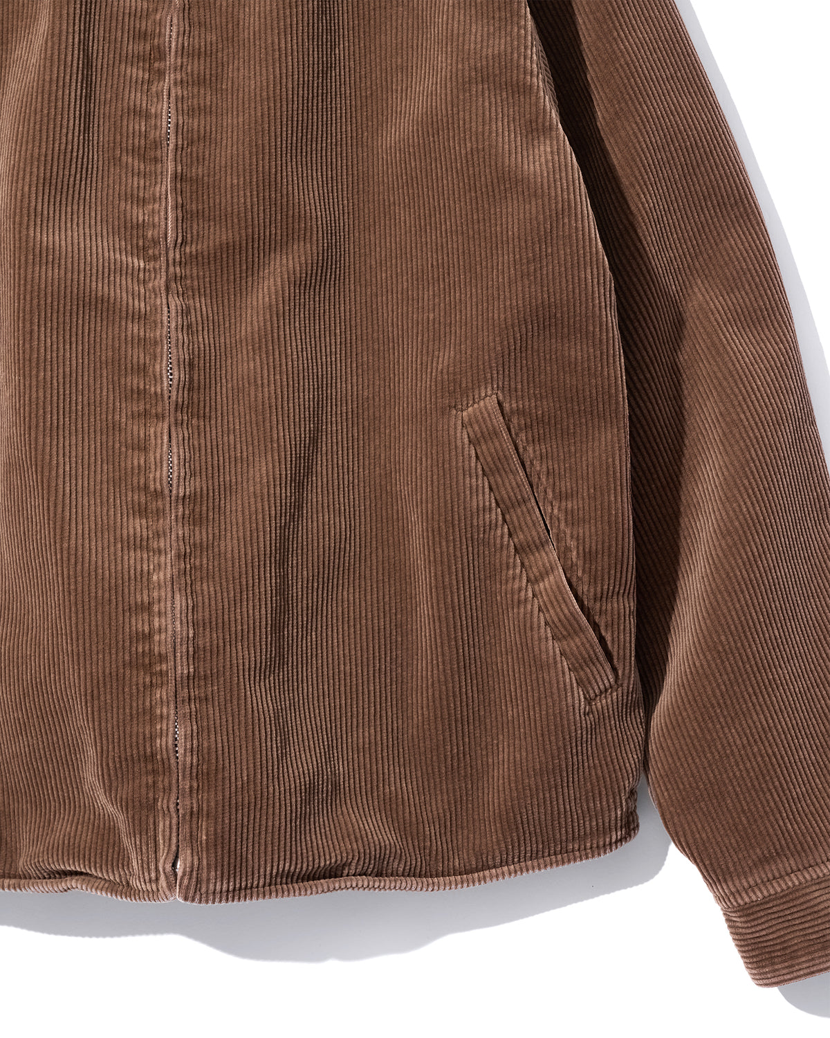 FOUNDOUR COTTON CORDUROY ZIP UP BLOUSON BROWN（ファウンダコットンコーデュロイジップアップブルゾンブラウン）｜ONLINE BOUTIQUE（オンラインブティック）